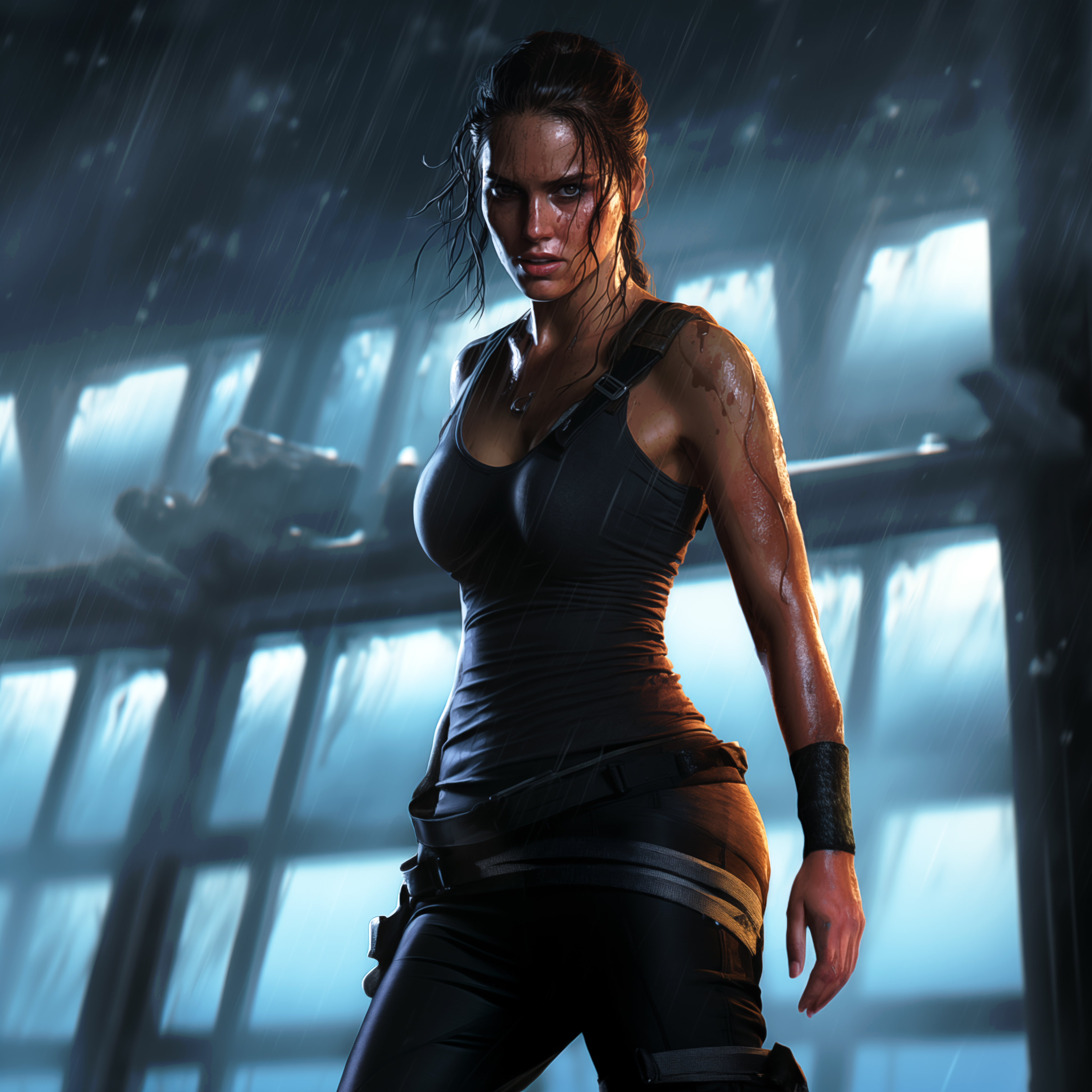 Lara Croft, Tomb Raider, KI-Kunst