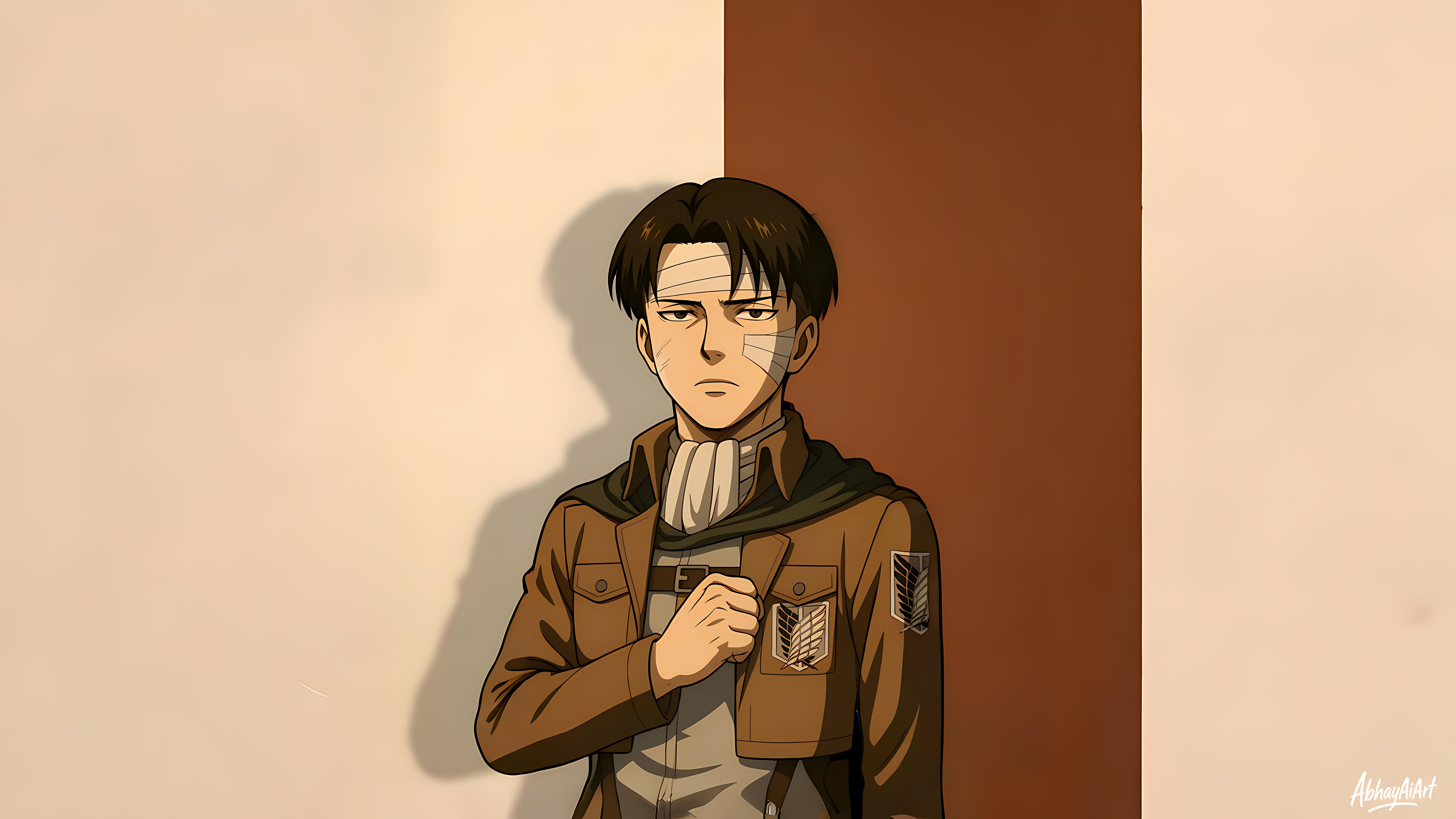 Levi Ackerman, 8K, Attack on Titan, Aufklärungstrupp, Minimalistisch, 5K