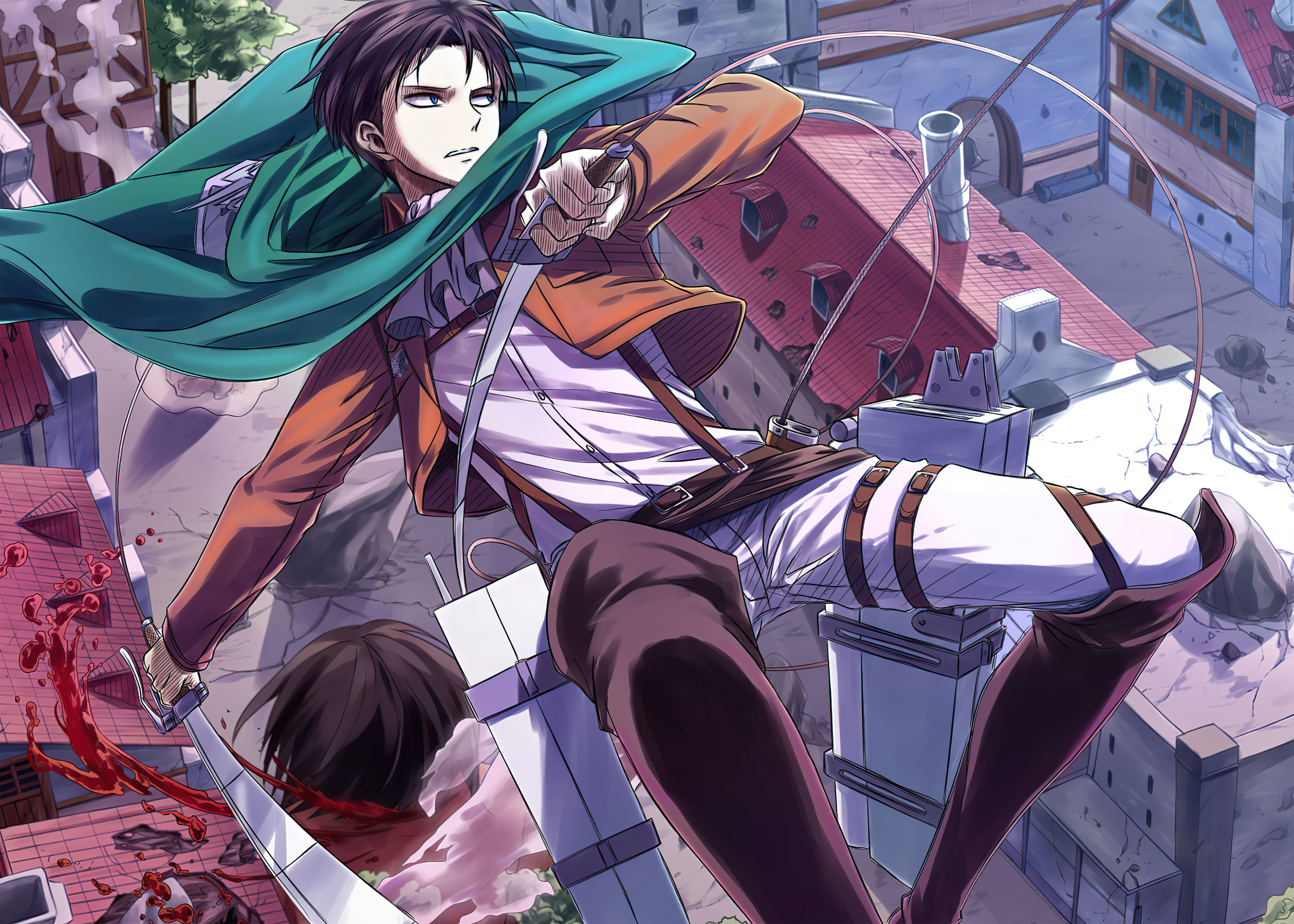 Levi Ackerman, Artwork, Captain Levi, Attack on Titan, Shingeki no Kyojin
