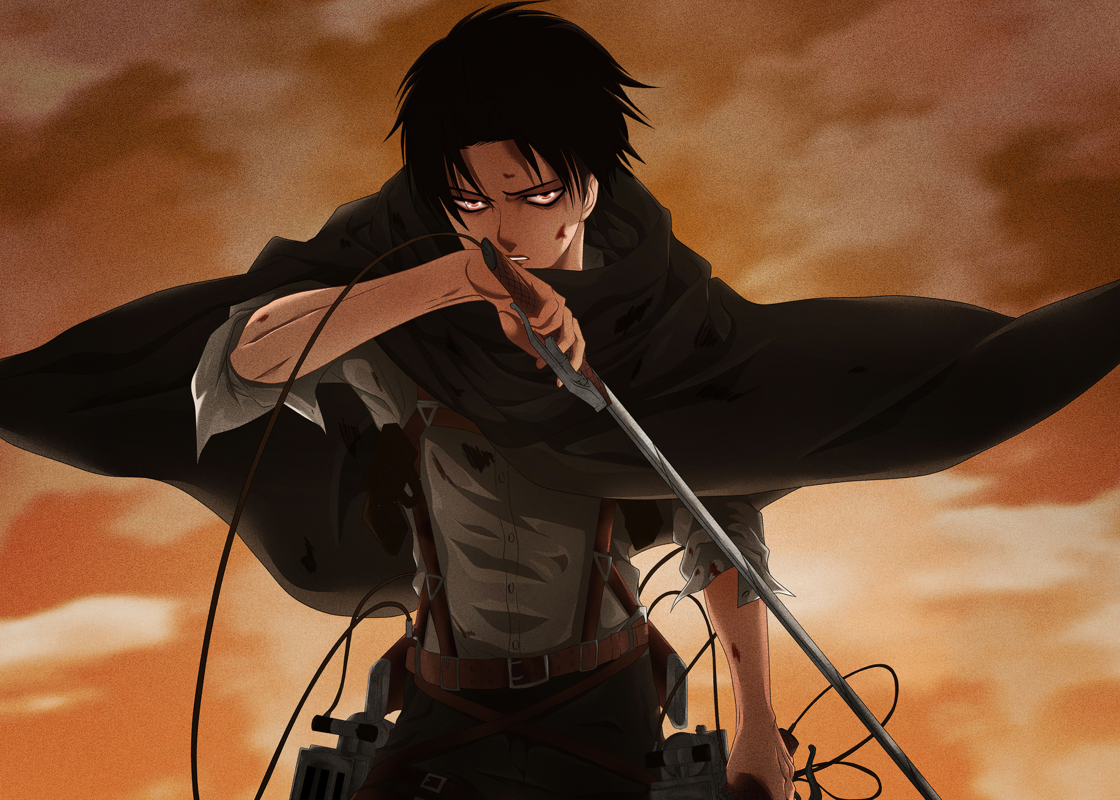 Levi Ackerman, Rivaille, Attack on Titan, Shingeki no Kyojin, Captain Levi