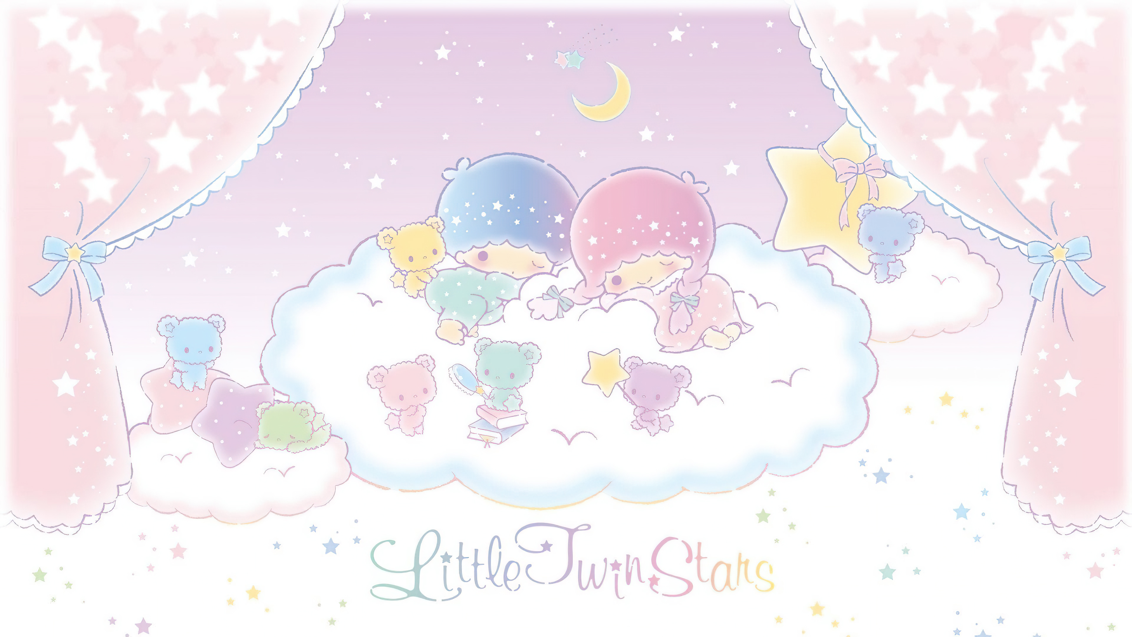 Little Twin Stars, Pastell, Ästhetisch, Kiki and Lala, Cartoon, Sanrio
