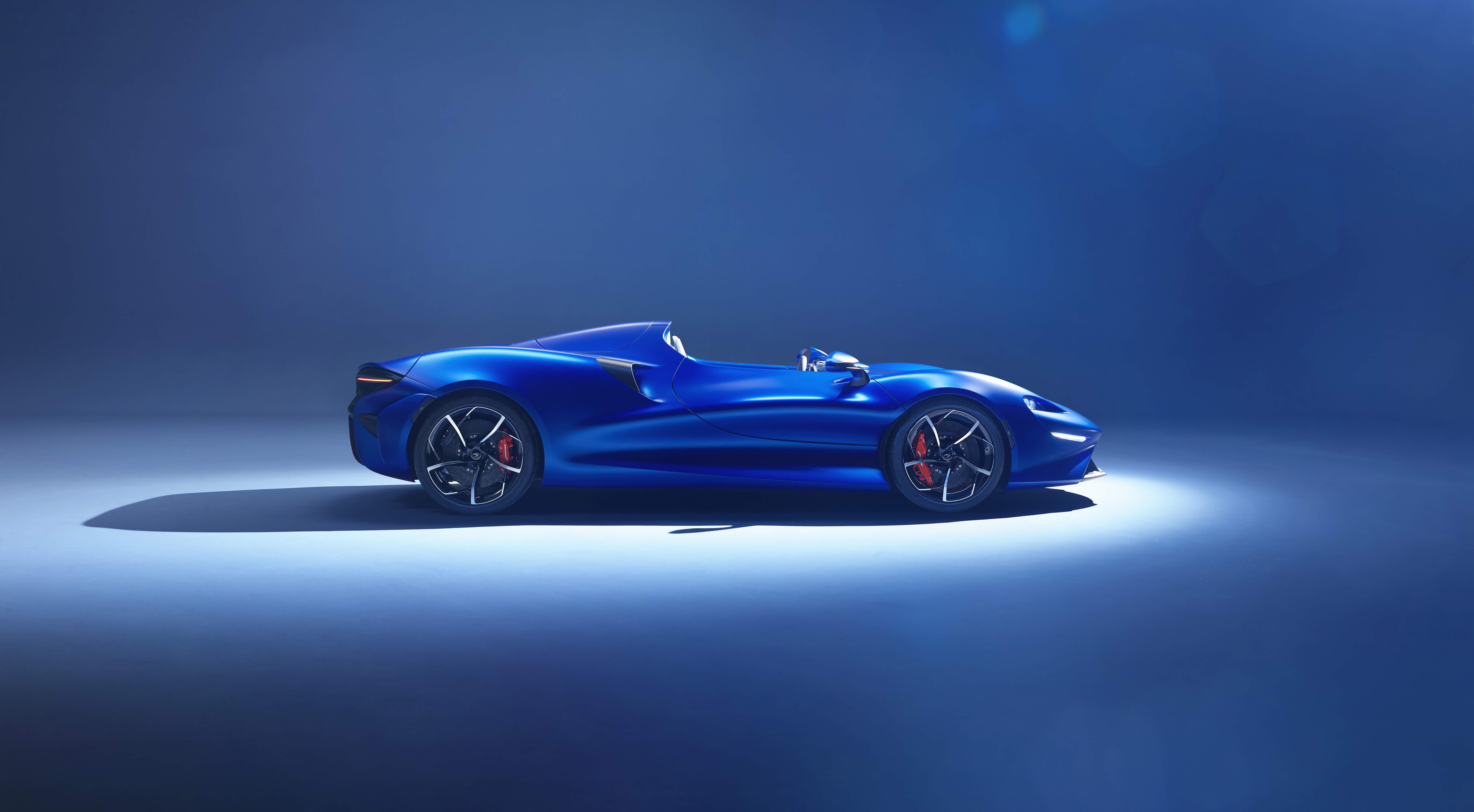 McLaren Elva, Blaue Ästhetik, Sportwagen, 5K, 8K