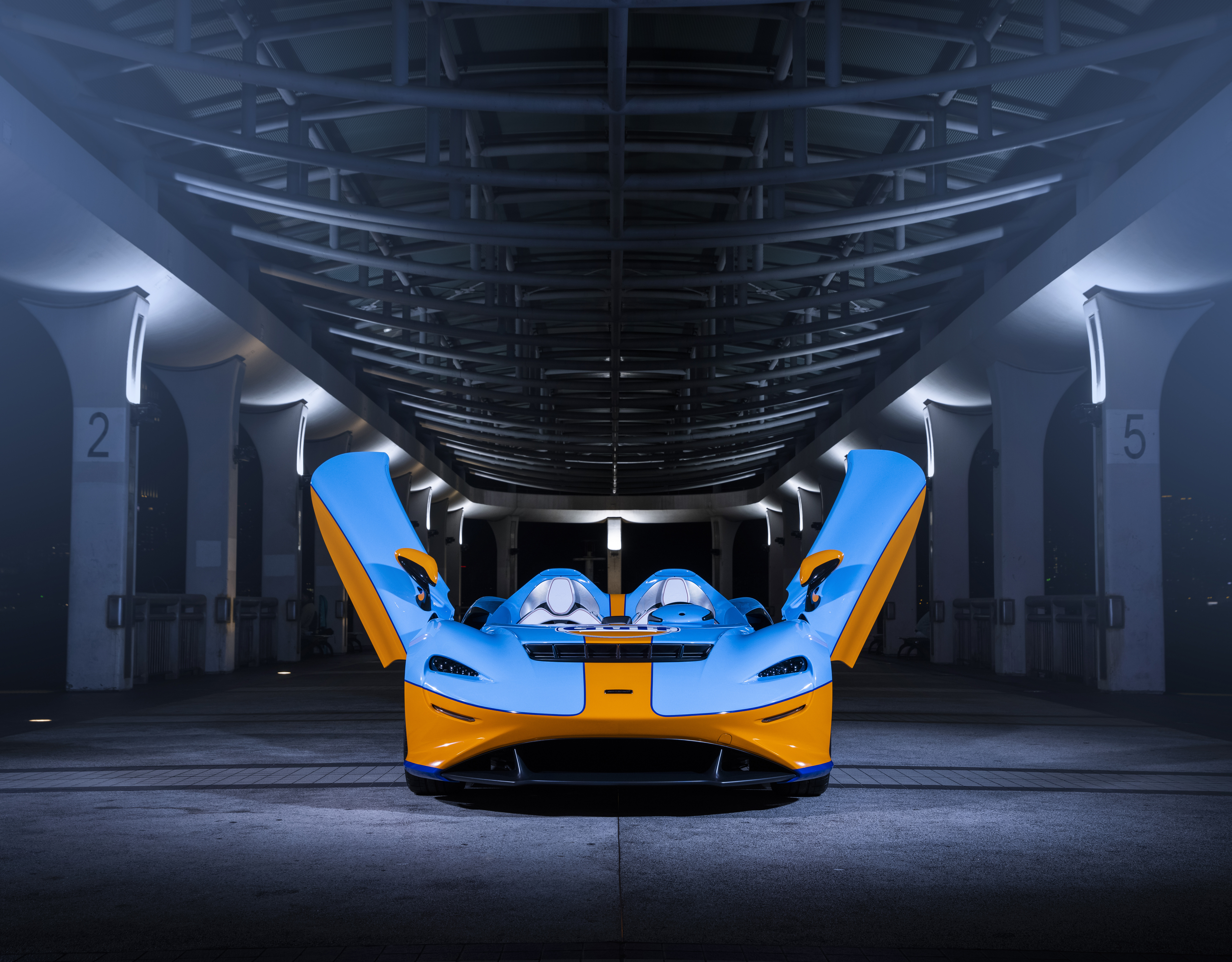 McLaren Elva, Gulf Theme, 2021, 5K, 8K