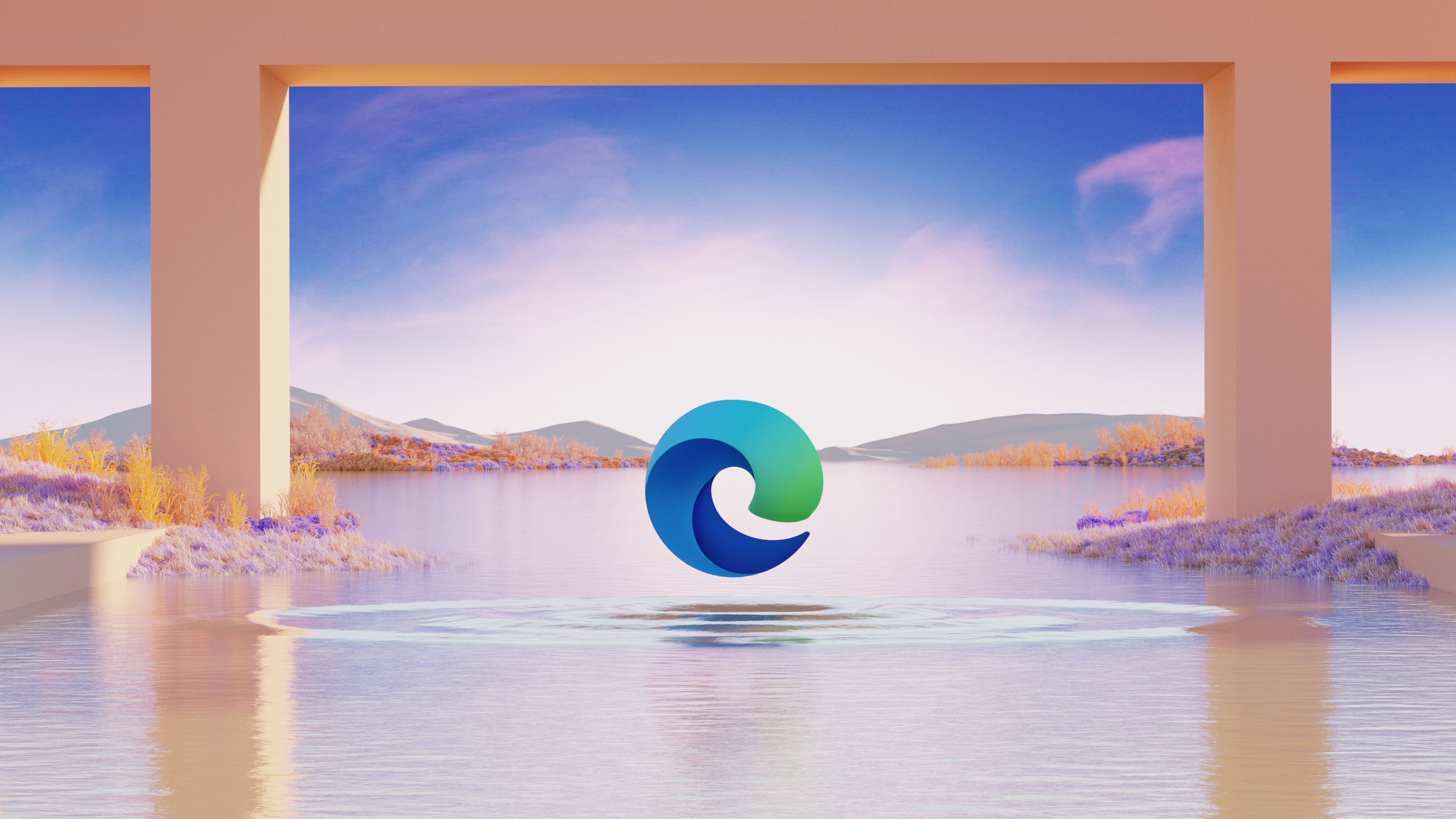 Microsoft Edge, Draußen, Landschaft, Surreal