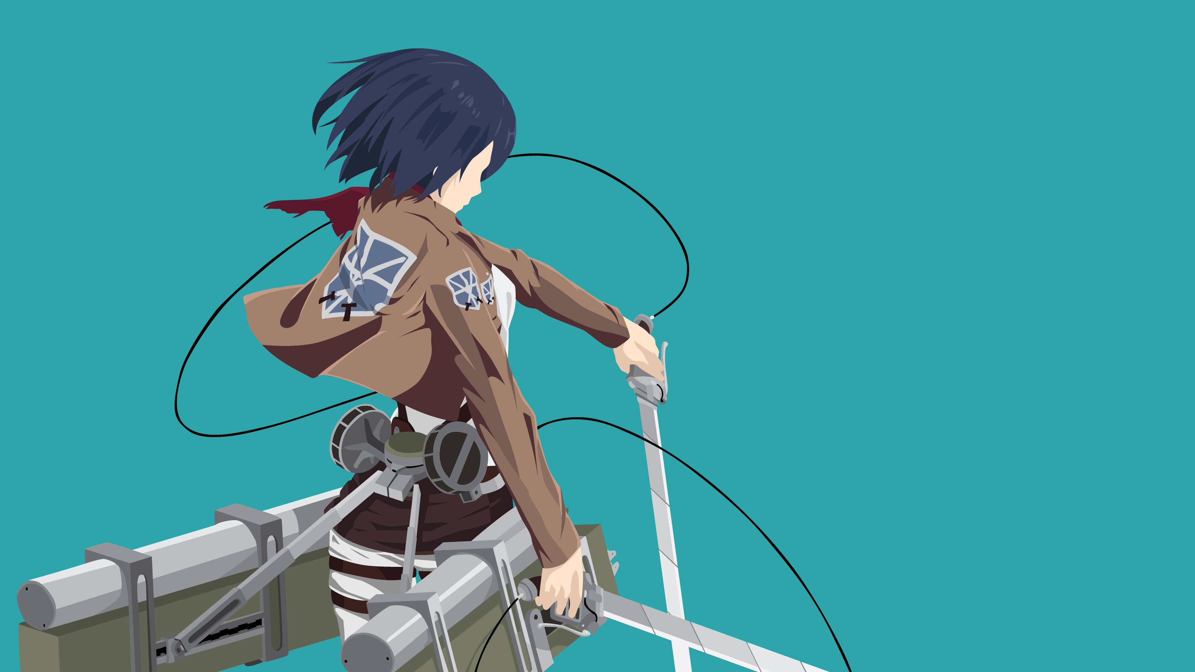 Mikasa Ackerman, Minimalistisch, Attack on Titan