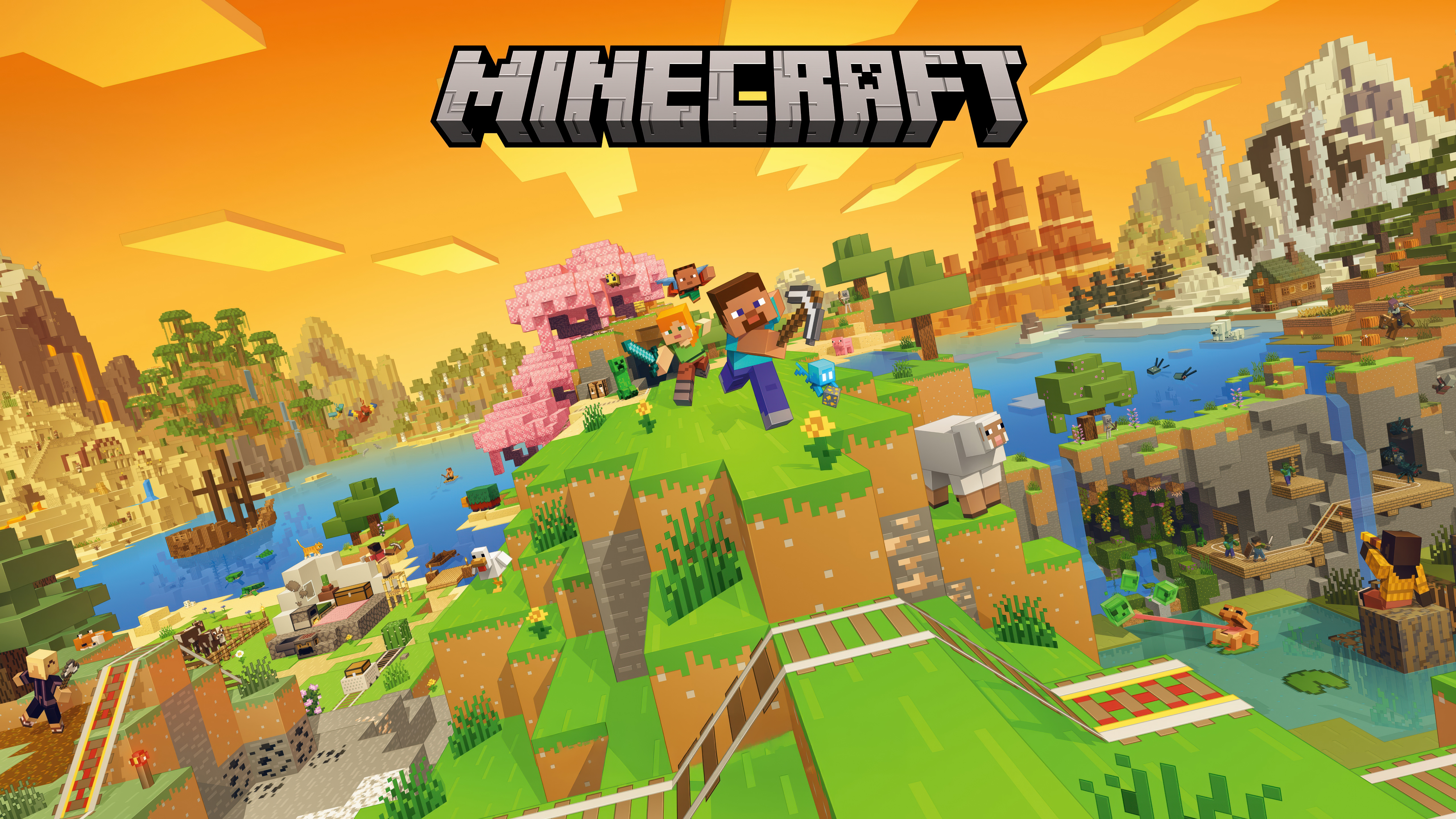 Minecraft, Deluxe Edition, Key Art, 2026 Spiele, 5K