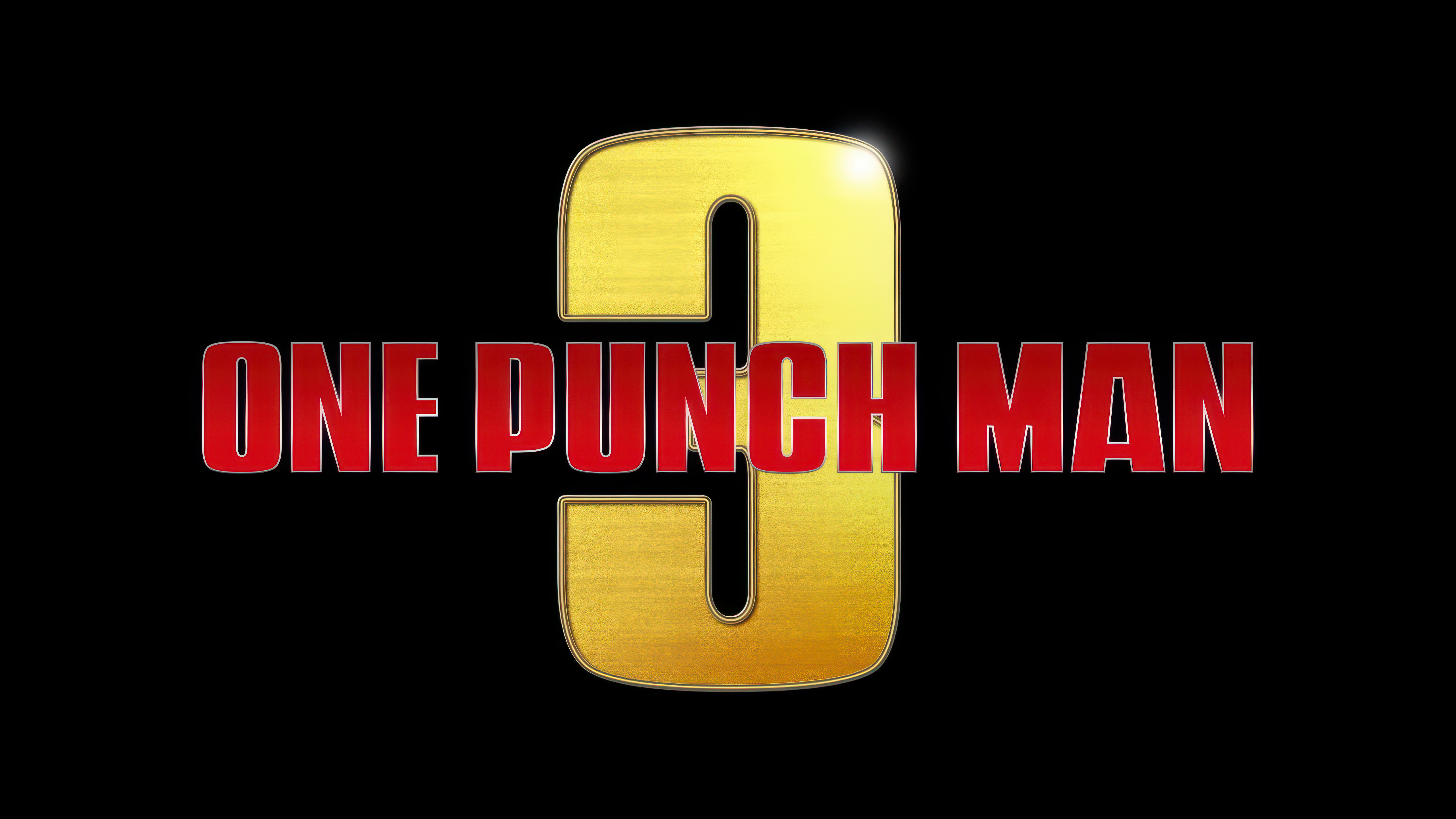 One Punch Man, Staffel 3, schwarzer Hintergrund, 5K, Teaser