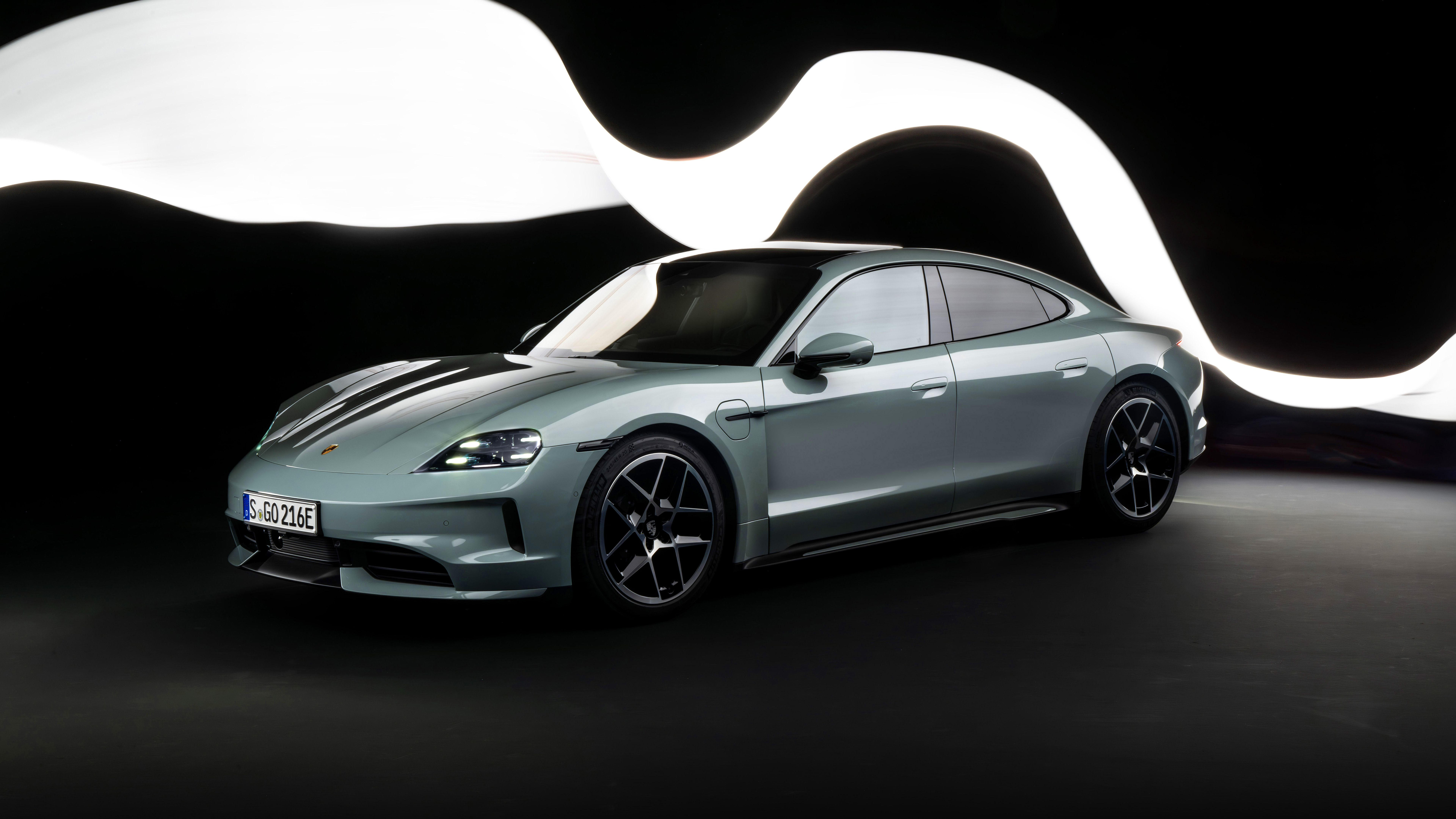 Porsche Taycan, 2024, 5K, 8K, Dunkle Ästhetik