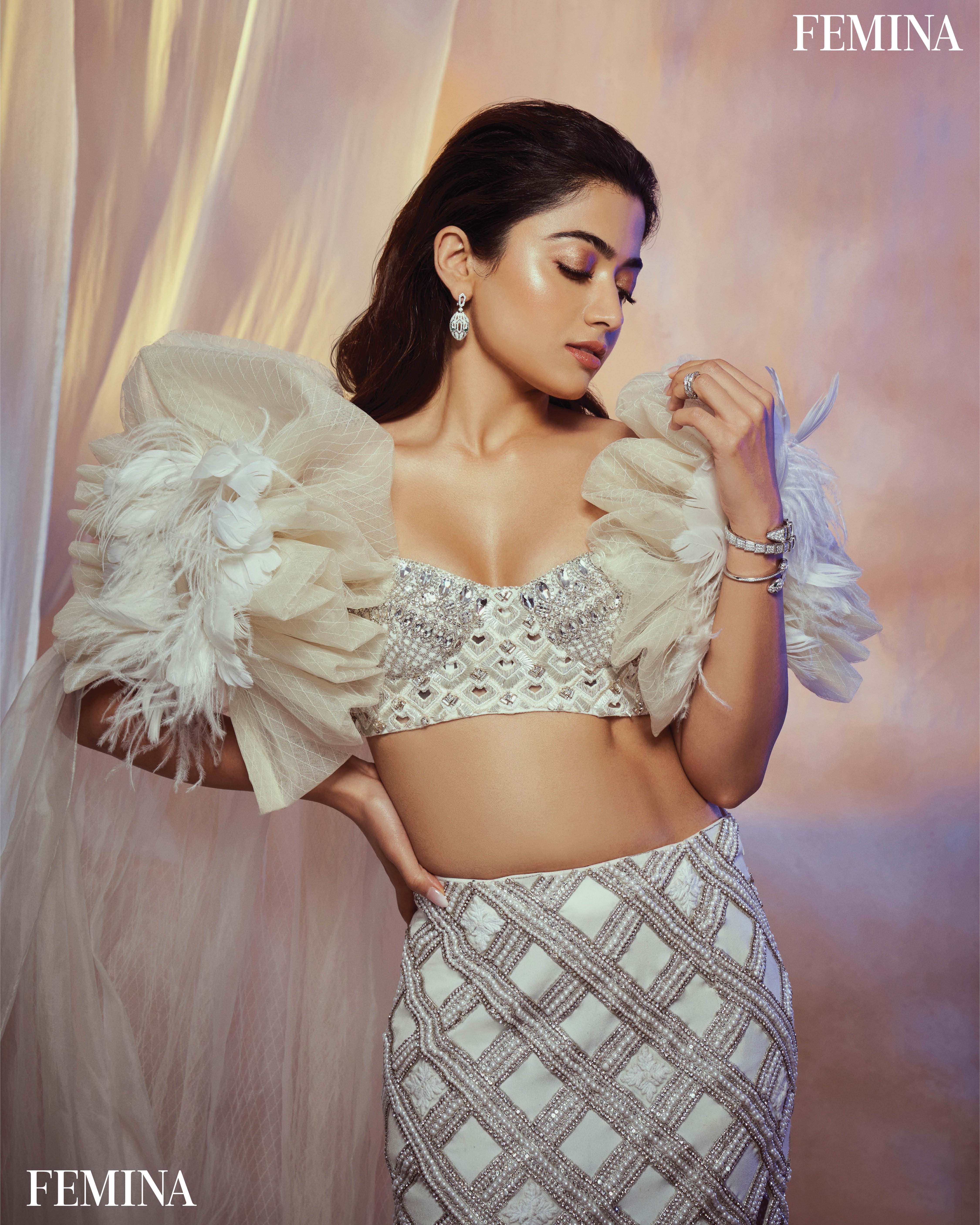 Rashmika Mandanna, Femina, Fotoshooting, indische Schauspielerin