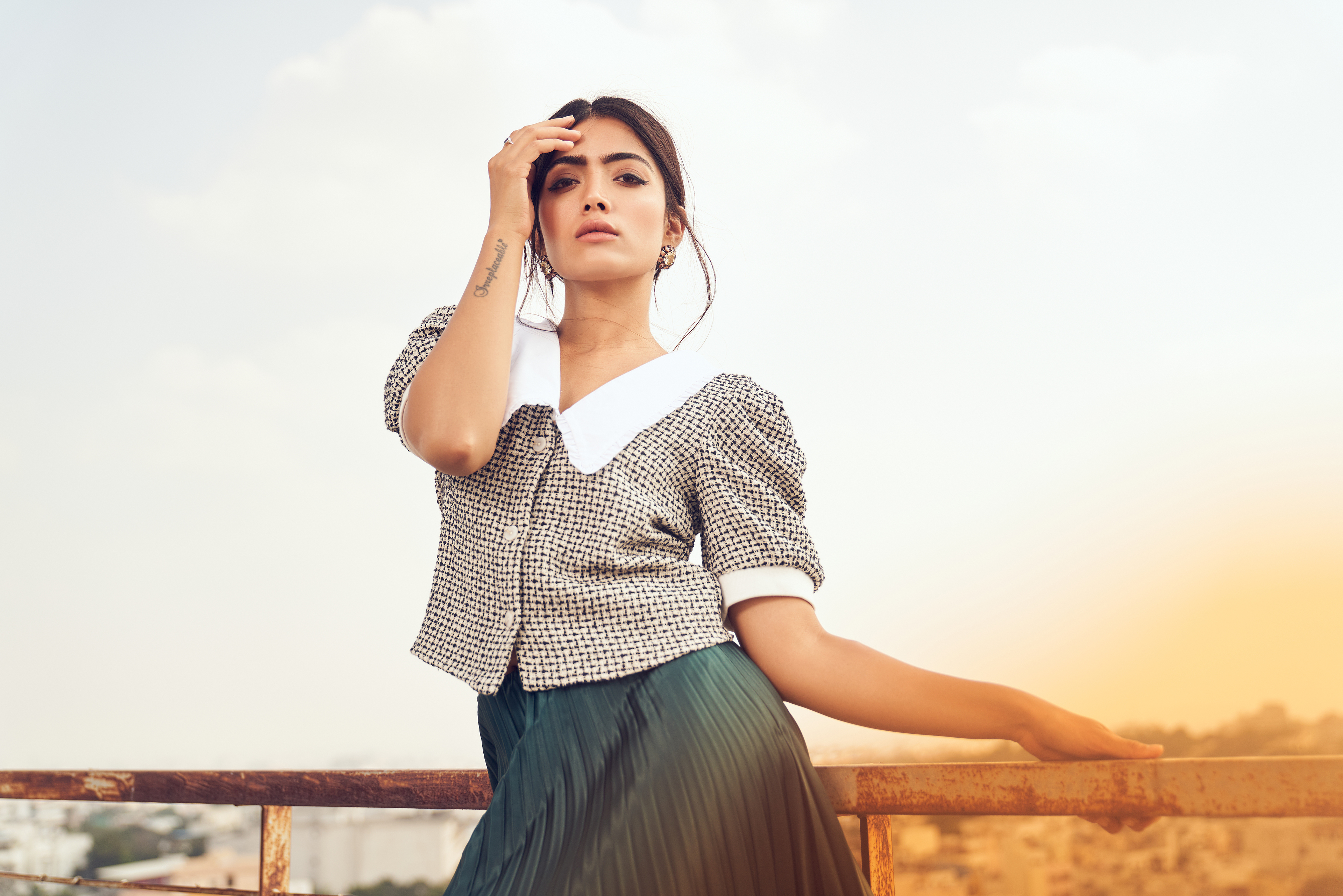 Rashmika Mandanna, schöne Schauspielerin, indische Schauspielerin, 2021, Fotoshooting