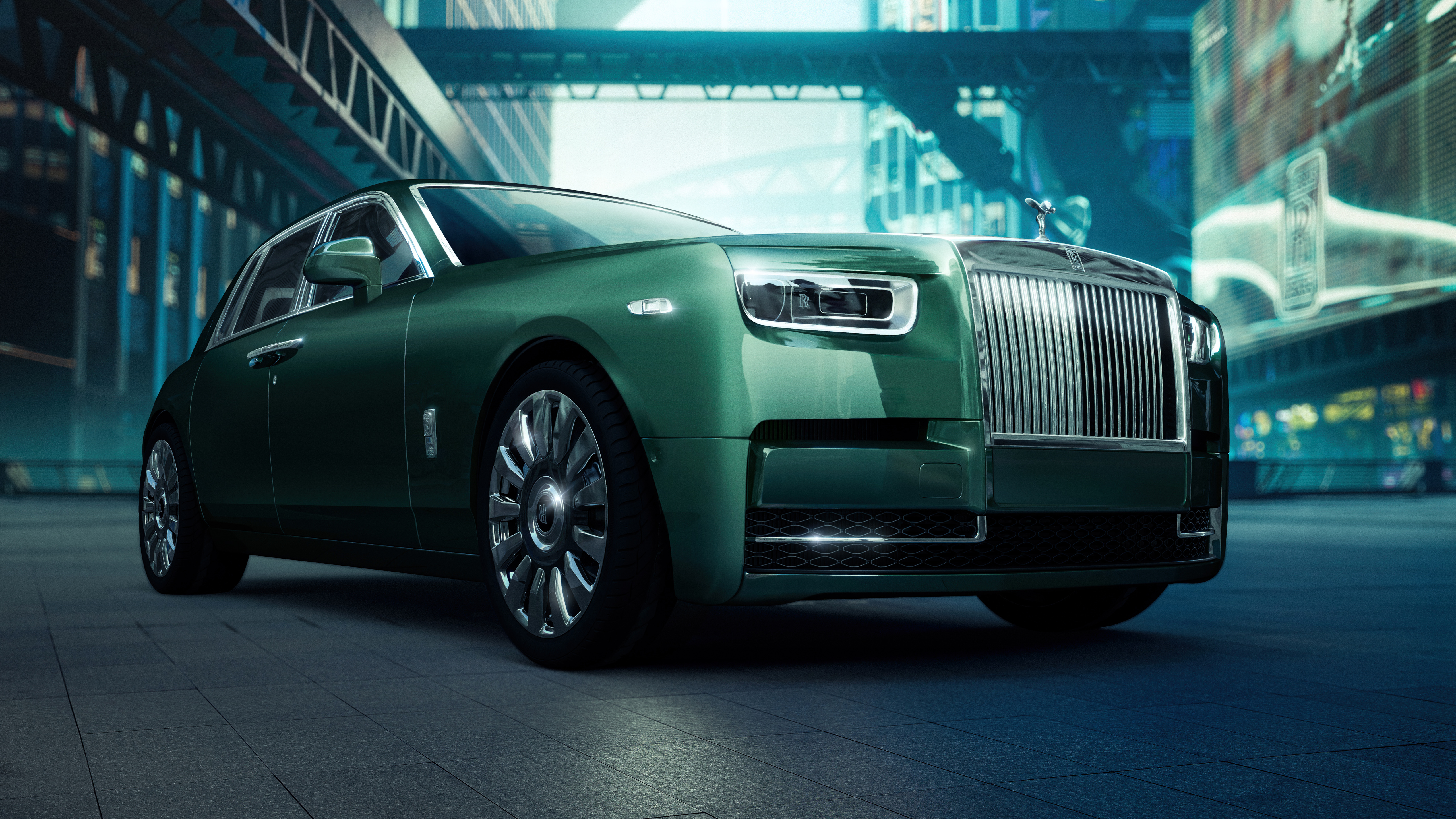 Rolls-Royce Ghost, Ästhetisch, 5K, Luxusautos