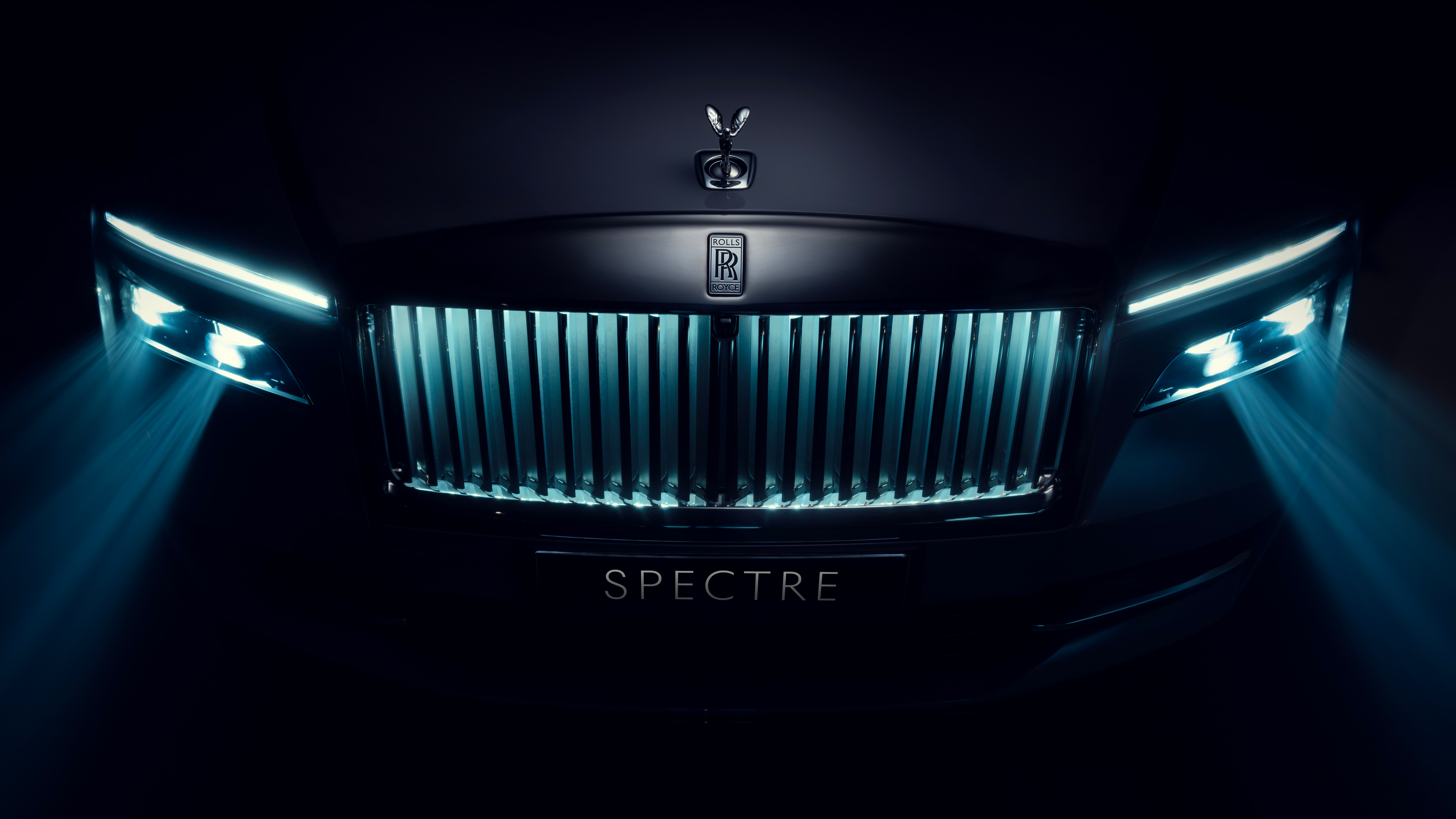 Rolls-Royce Spectre, Dunkle Ästhetik, 2024, 5K, 8K