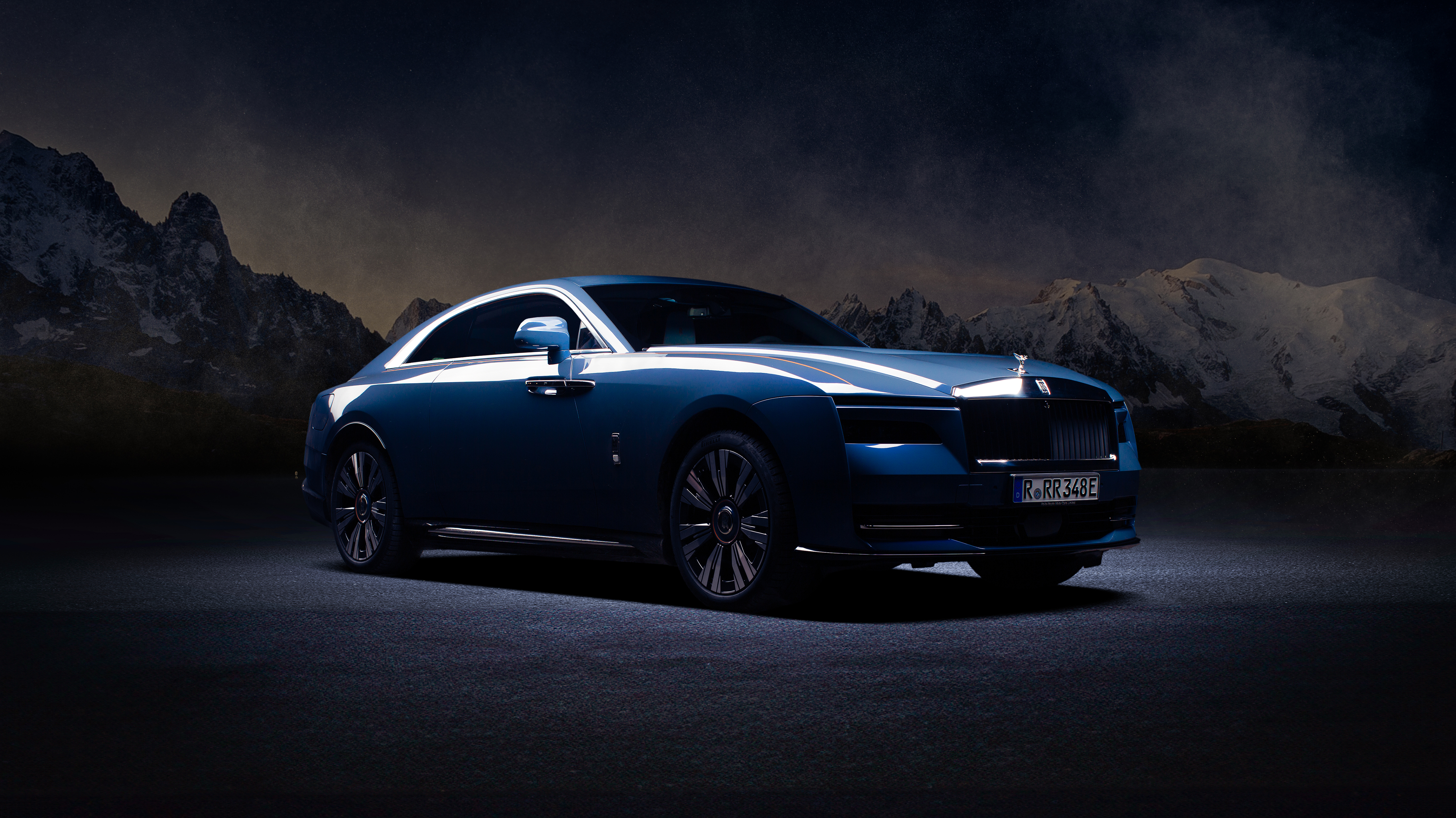Rolls-Royce Spectre, Nacht, 5K