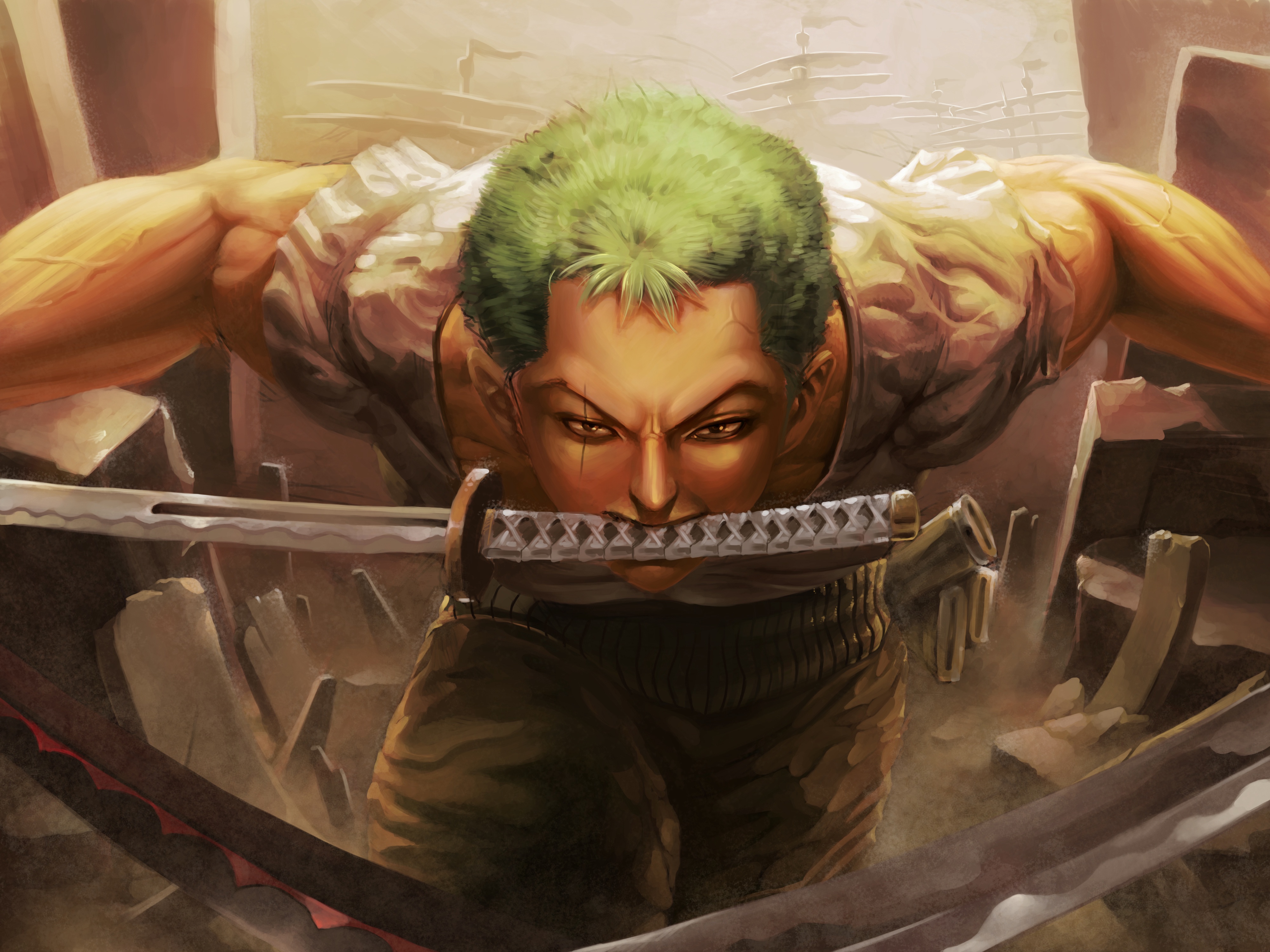 Roronoa Zoro, Drei-Schwert-Stil, One Piece