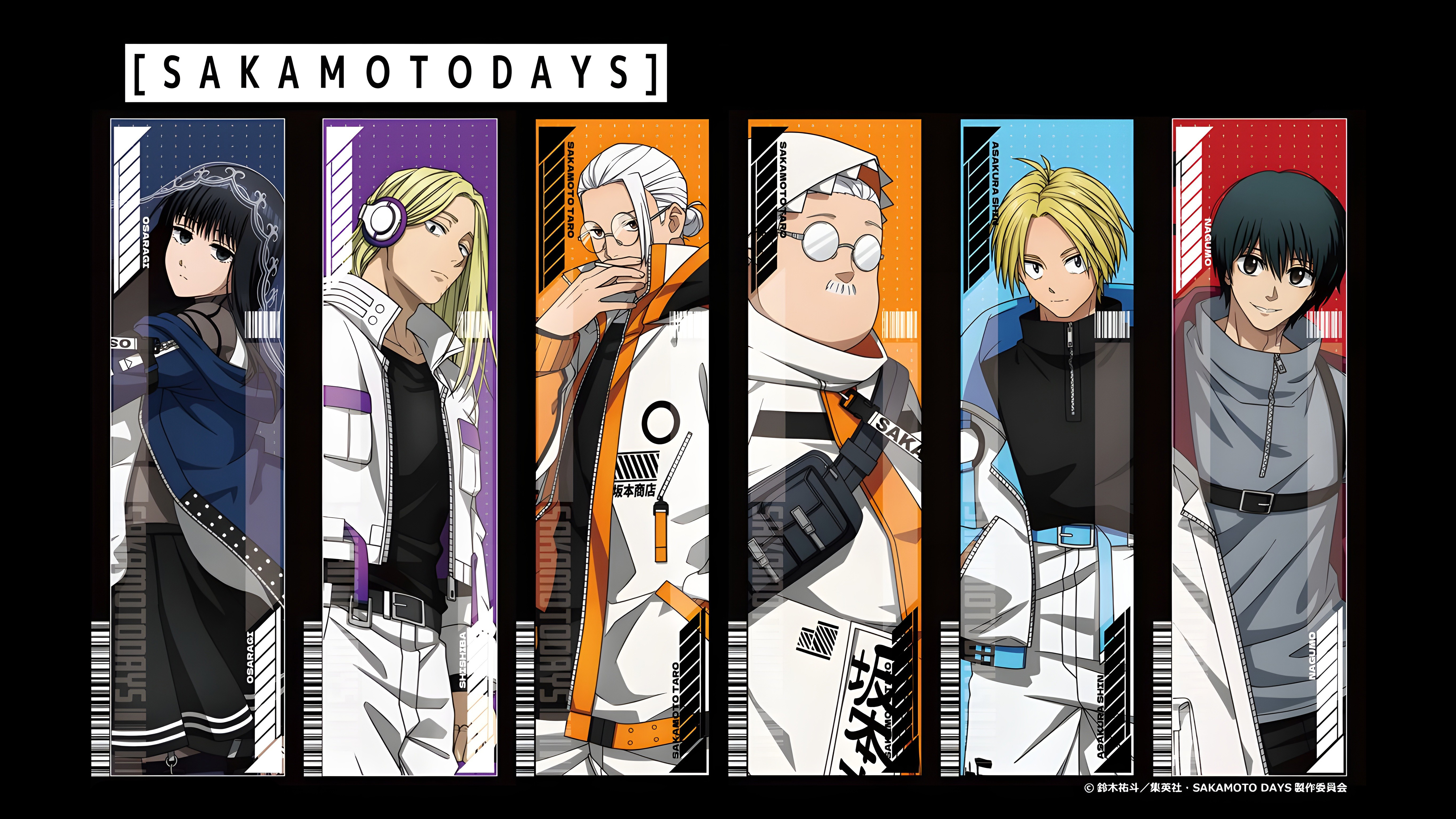 Sakamoto Days, Charaktere, Taro Sakamoto, Shin Asakura, Yoichi Nagumo, 5K