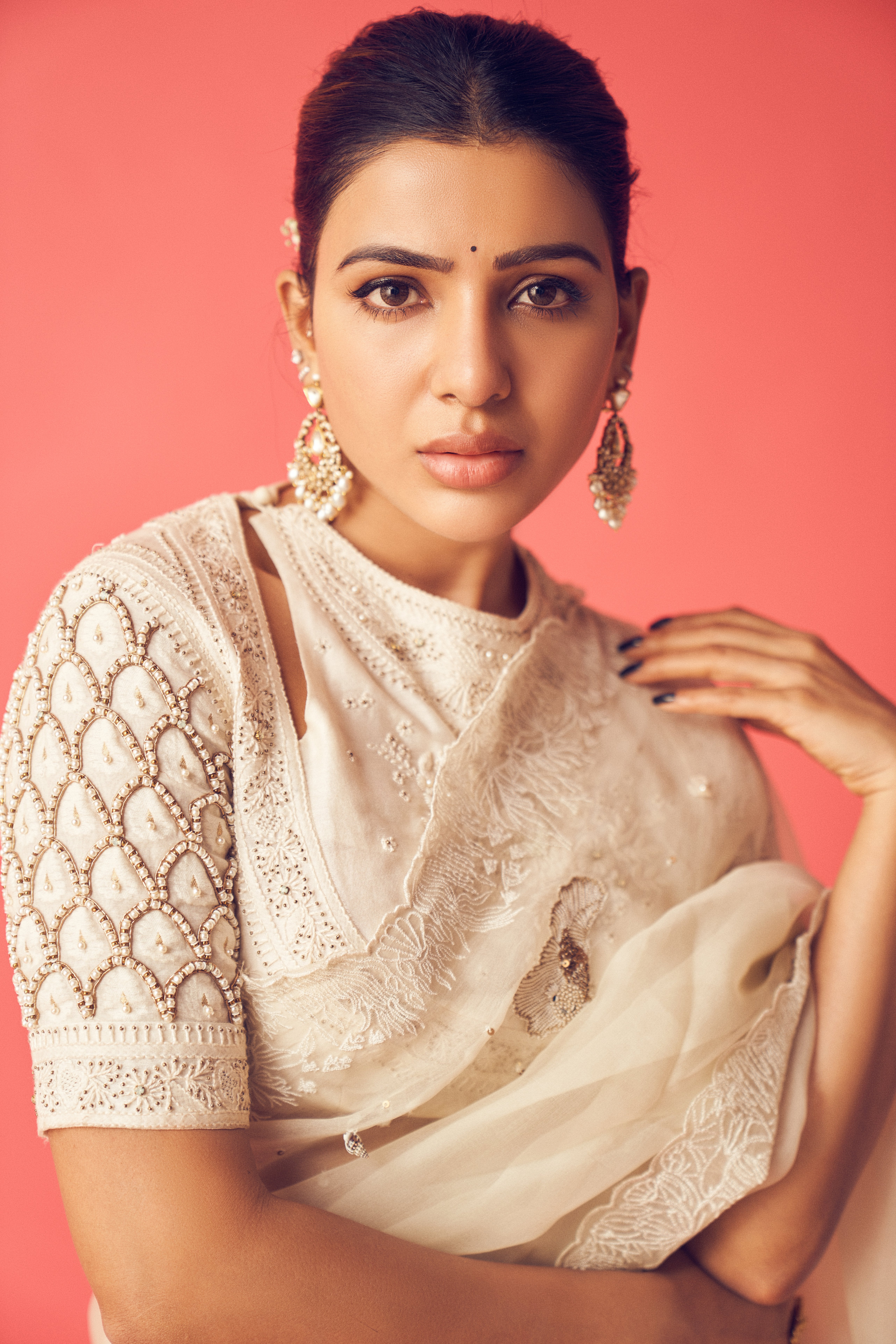 Samantha, Poster, indische Schauspielerin, südindische Schauspielerin, Porträt, 5K