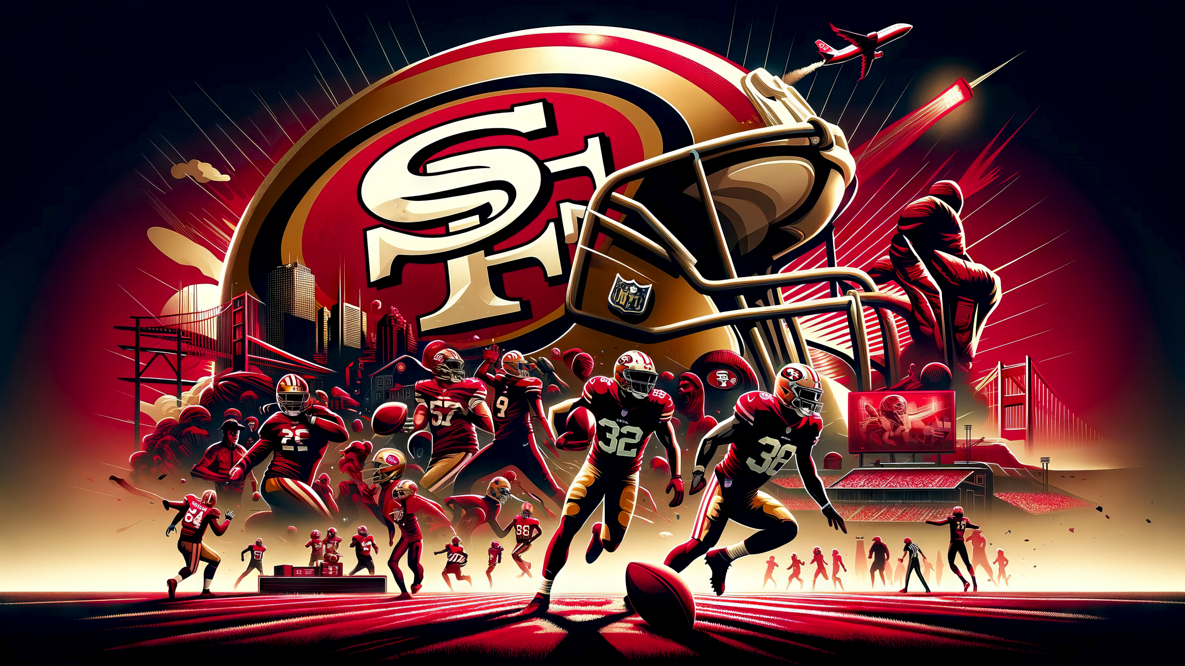 San Francisco 49ers, NFL-Team, Super Bowl, Fußball, Footballmannschaft