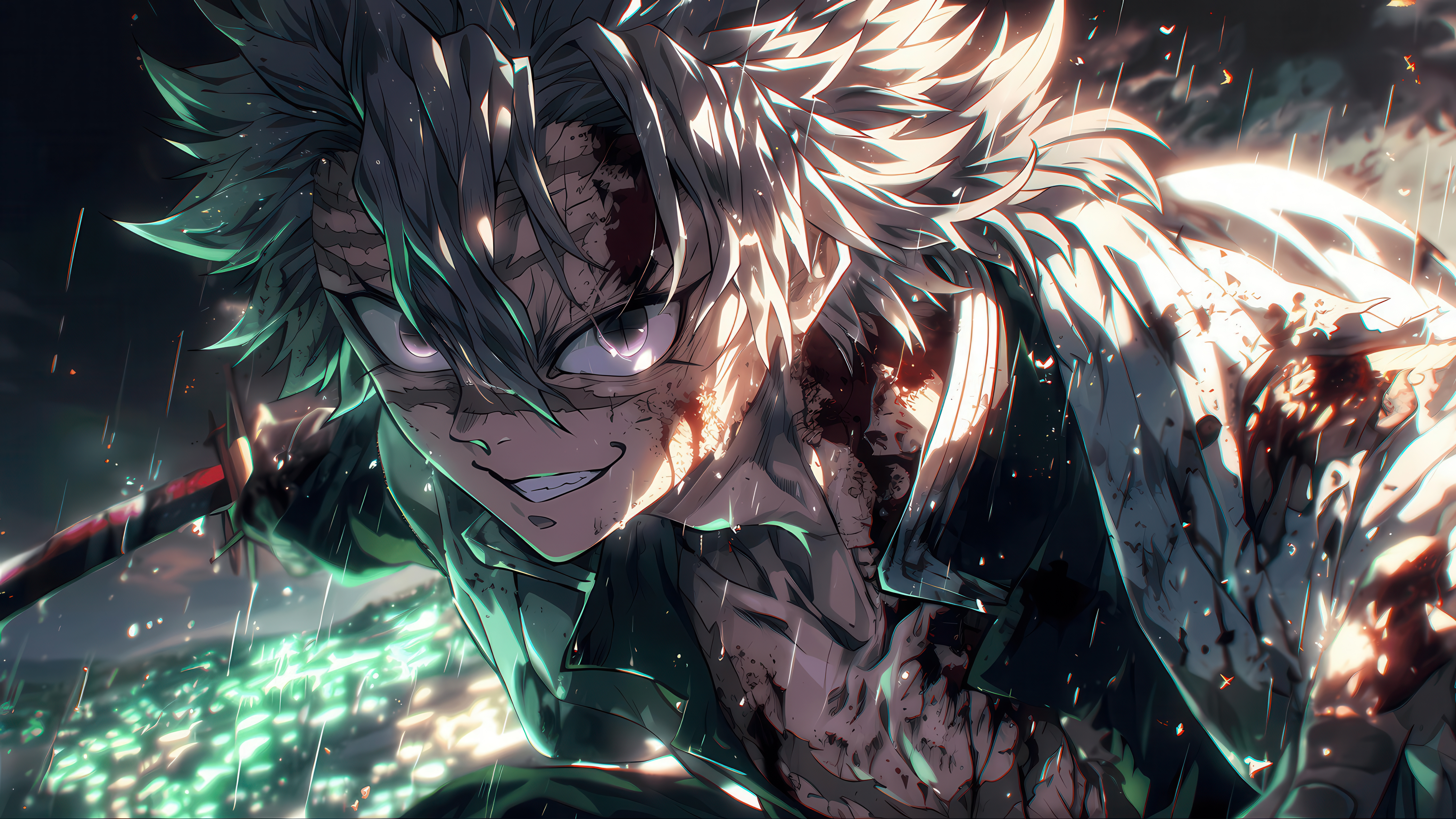 Sanemi Shinazugawa, Artwork, Demon Slayer: Kimetsu no Yaiba, 5K