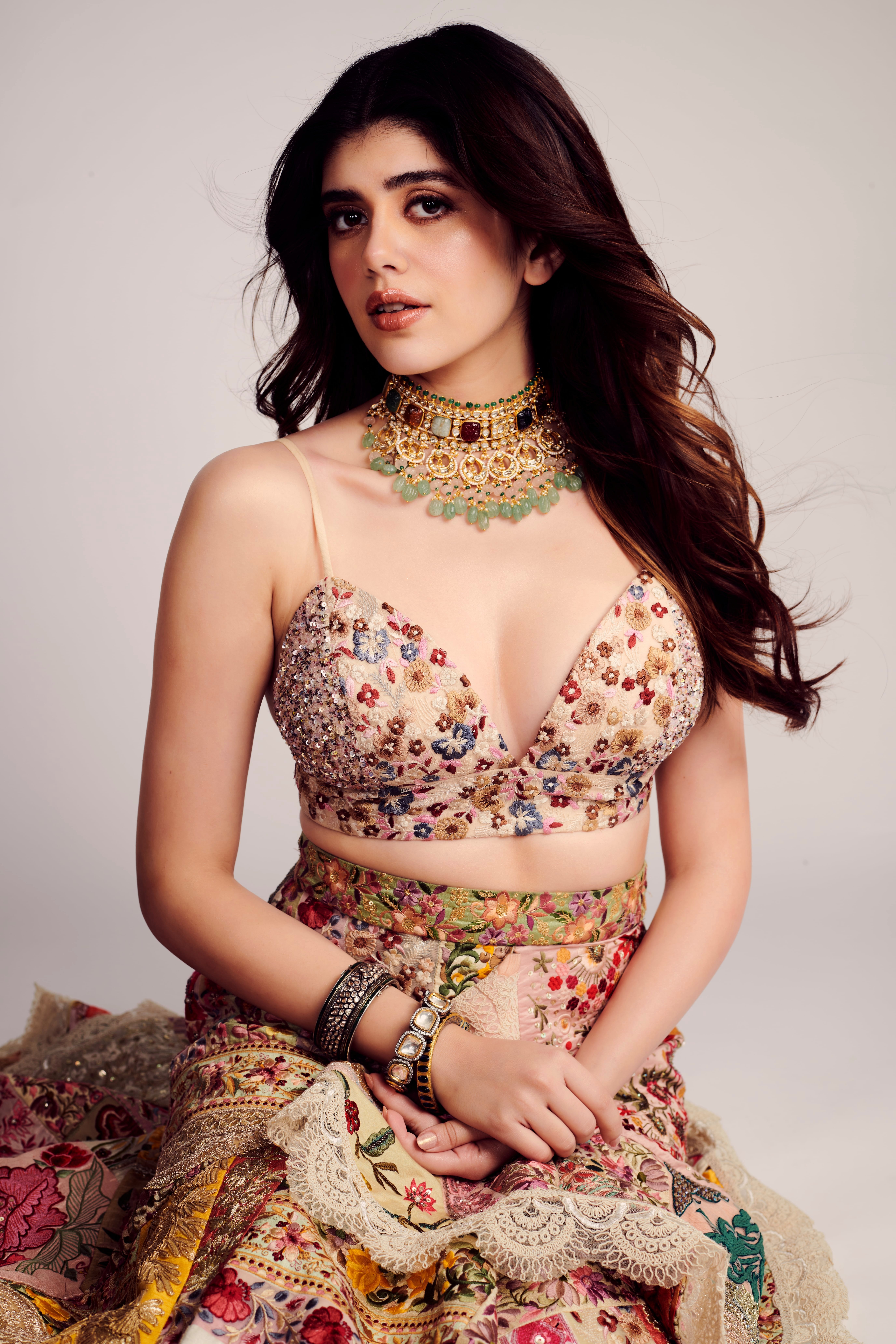 Sanjana Sanghi, 2023, indische Schauspielerin, Porträt, 5K