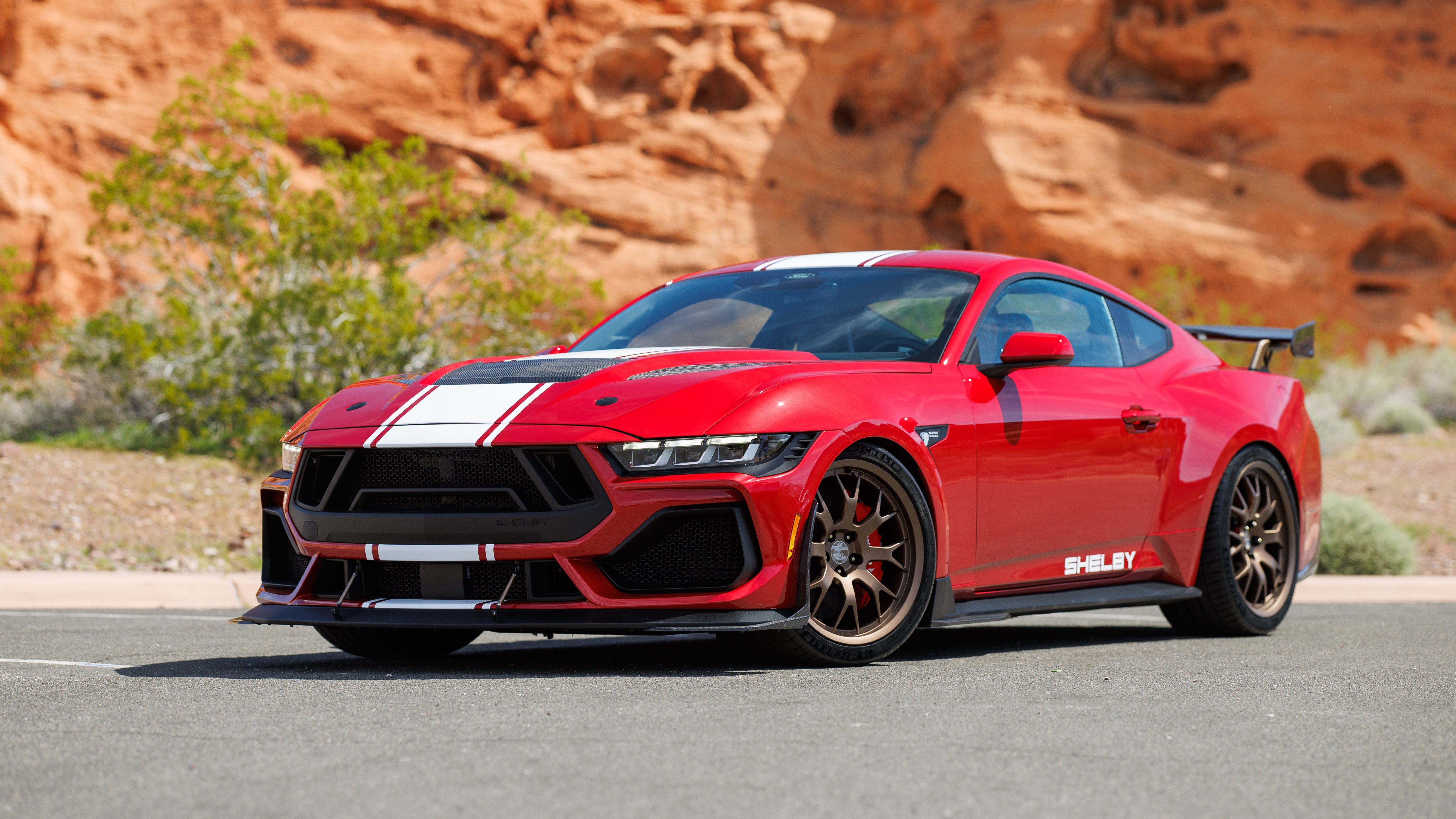 Shelby Super Snake, 2024, 5K, rote Autos