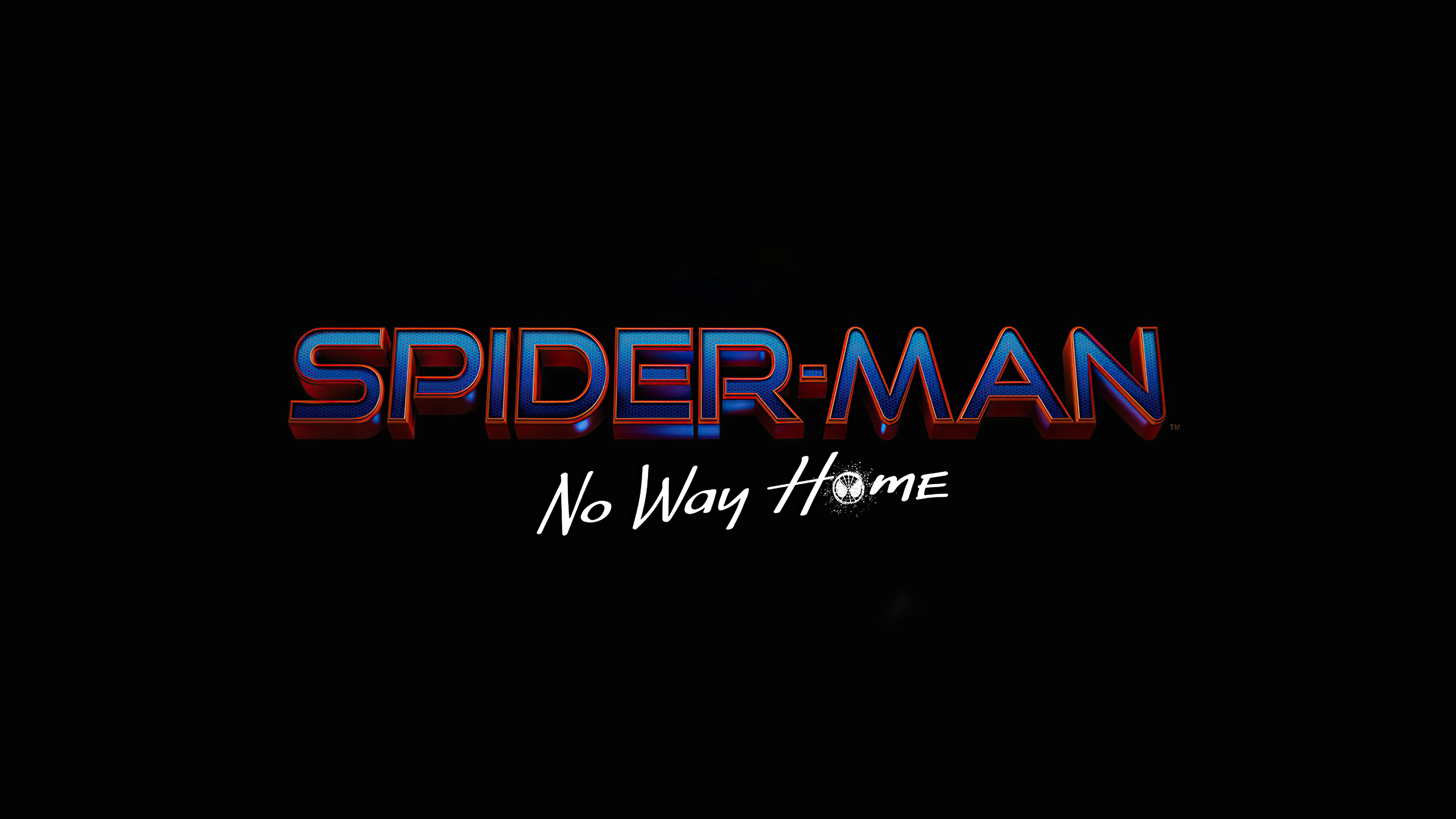Spider-Man: No Way Home, Logo, Filme von 2021, Marvel Comics, AMOLED, 5K
