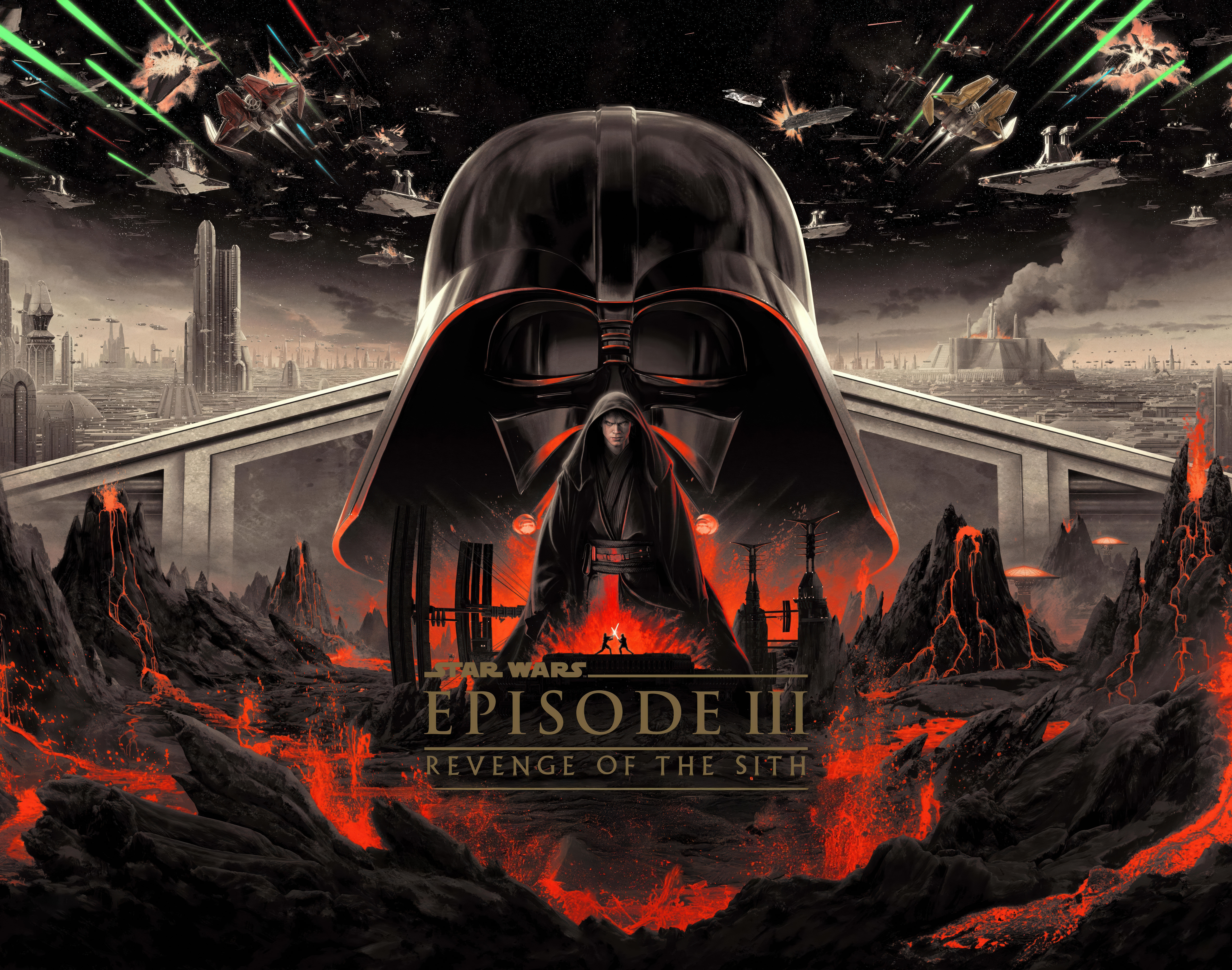 Star Wars: Episode III - Die Rache der Sith, 20. Jubiläum, 5K, Darth Vader, Star Wars