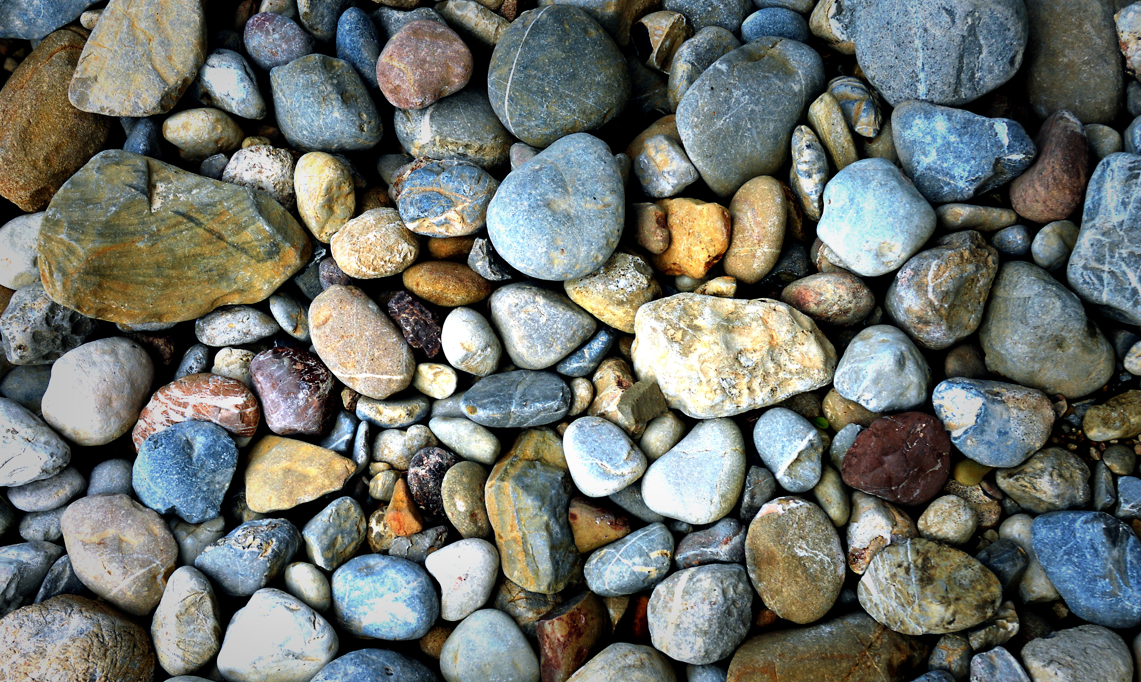 Steine, Kieselsteine, Hintergründe, Textur