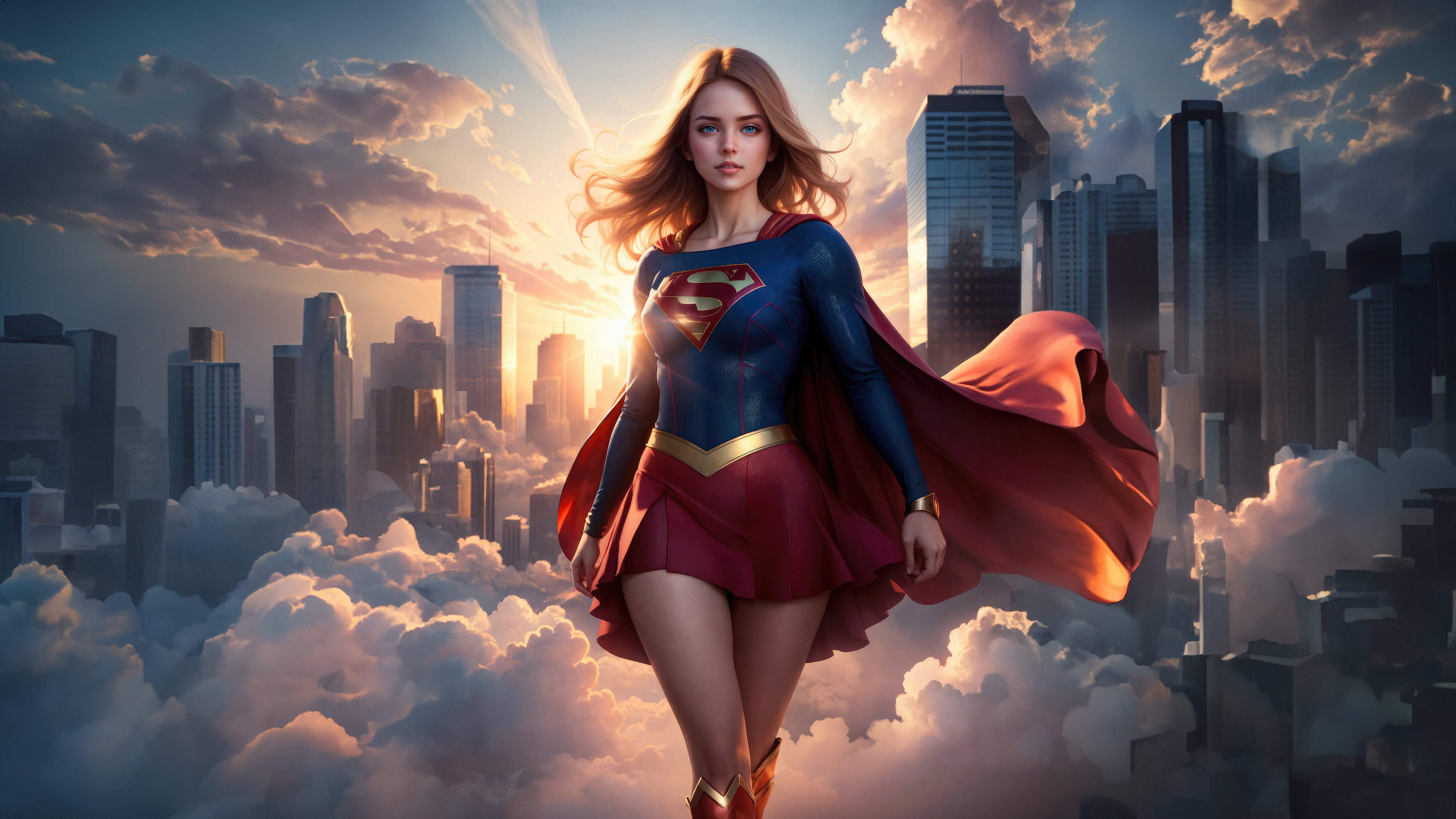 Supergirl, KI-Kunst, 5K