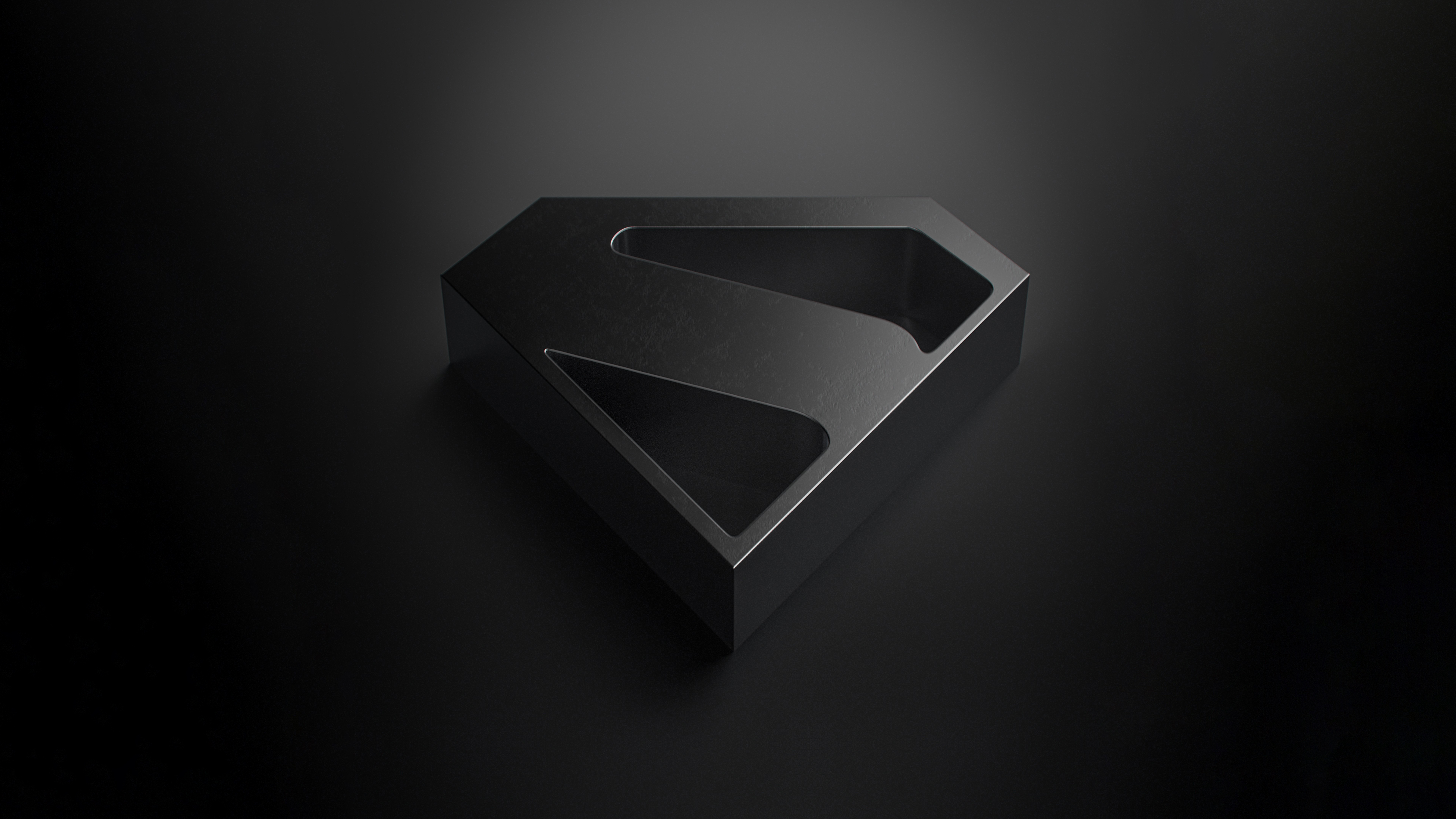 Superman, Dunkle Ästhetik, Logo, Dunkler Hintergrund, 5K, 8K