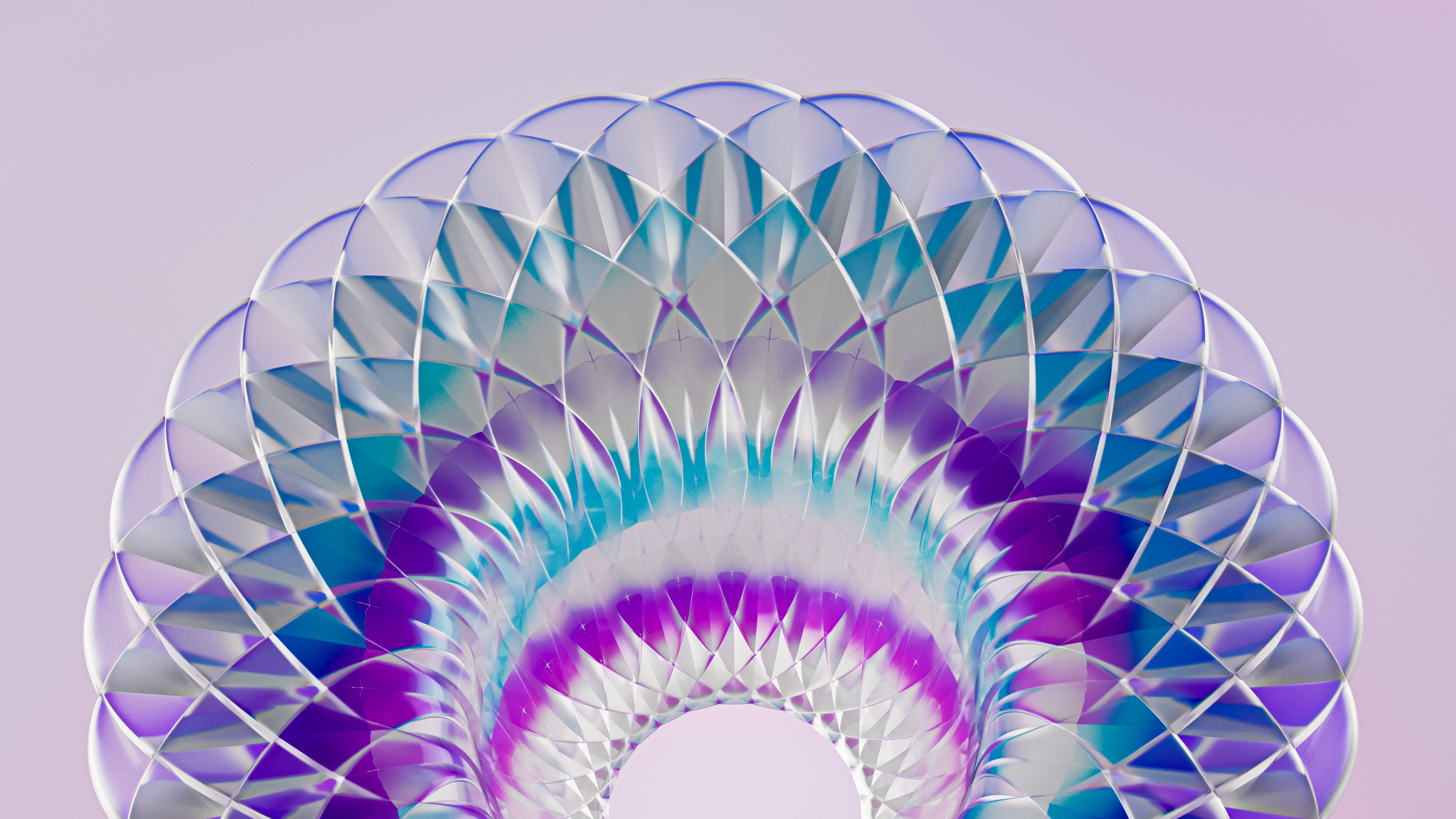 Symmetrie, Abstrakter Hintergrund, Lila, Lavendel