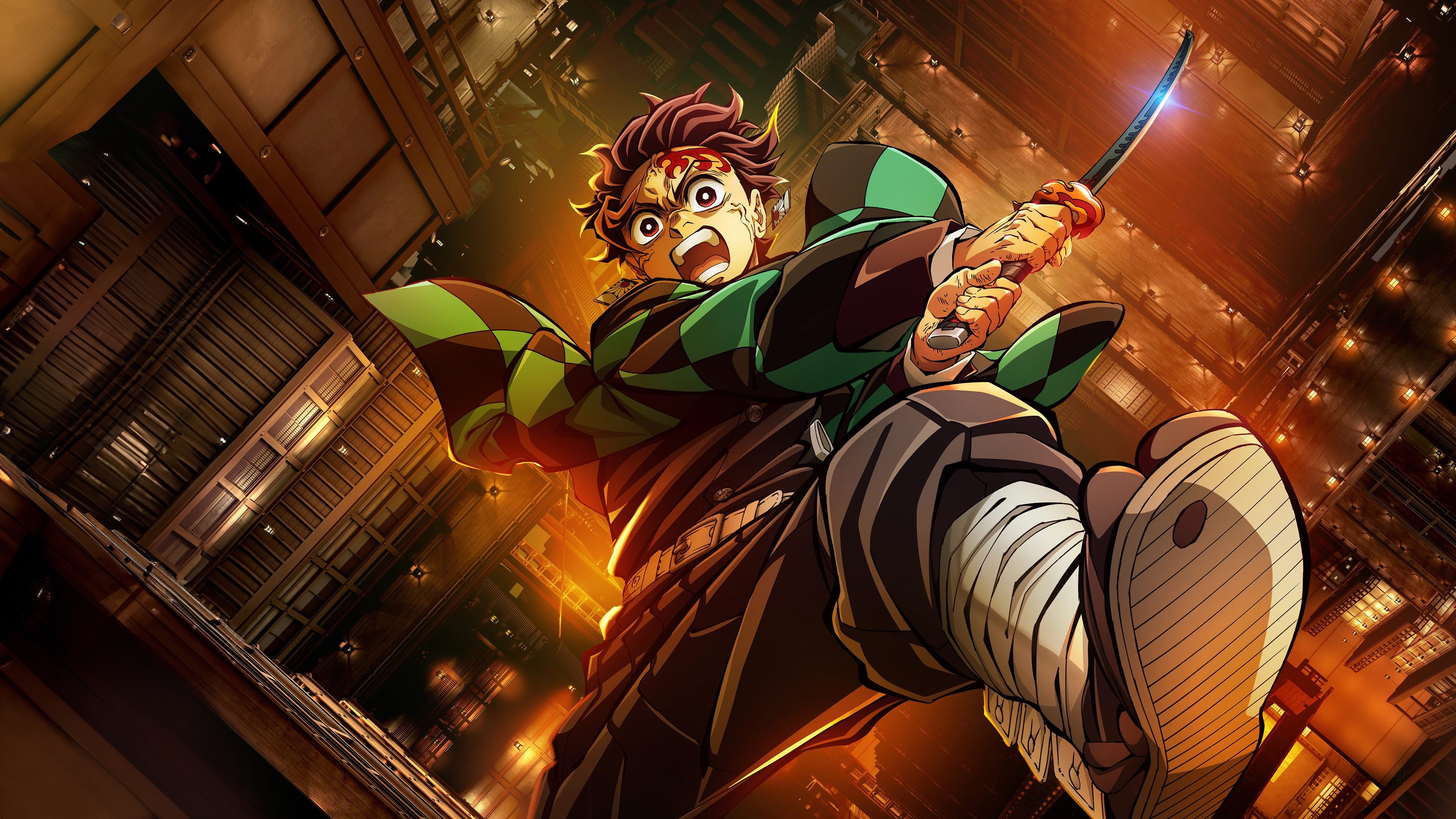 Tanjiro Kamado, Demon Slayer: Kimetsu No Yaiba Infinity Castle, Filme 2025, Anime-Film, 5K