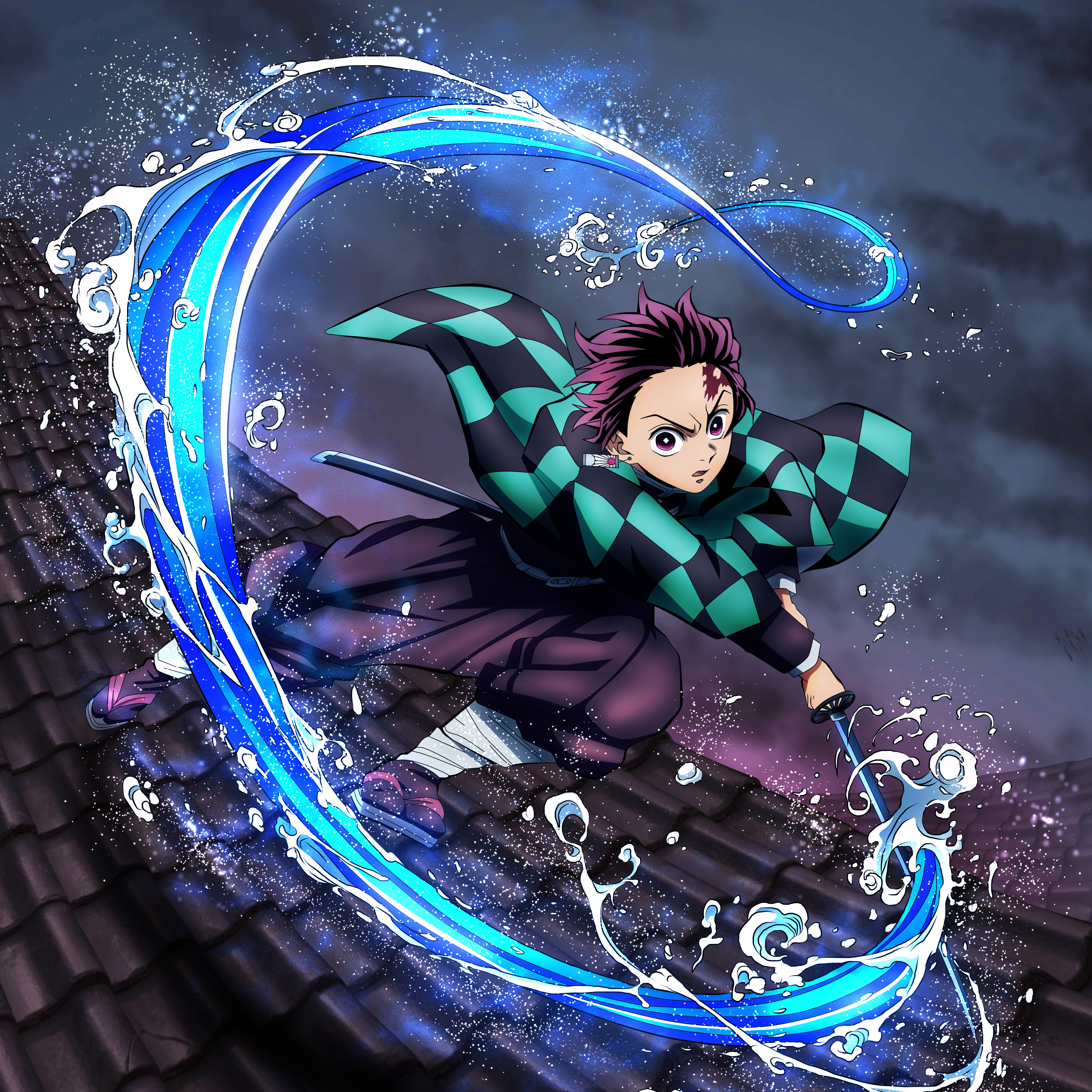Tanjiro Kamado, Water Breathing, Demon Slayer: Kimetsu no Yaiba