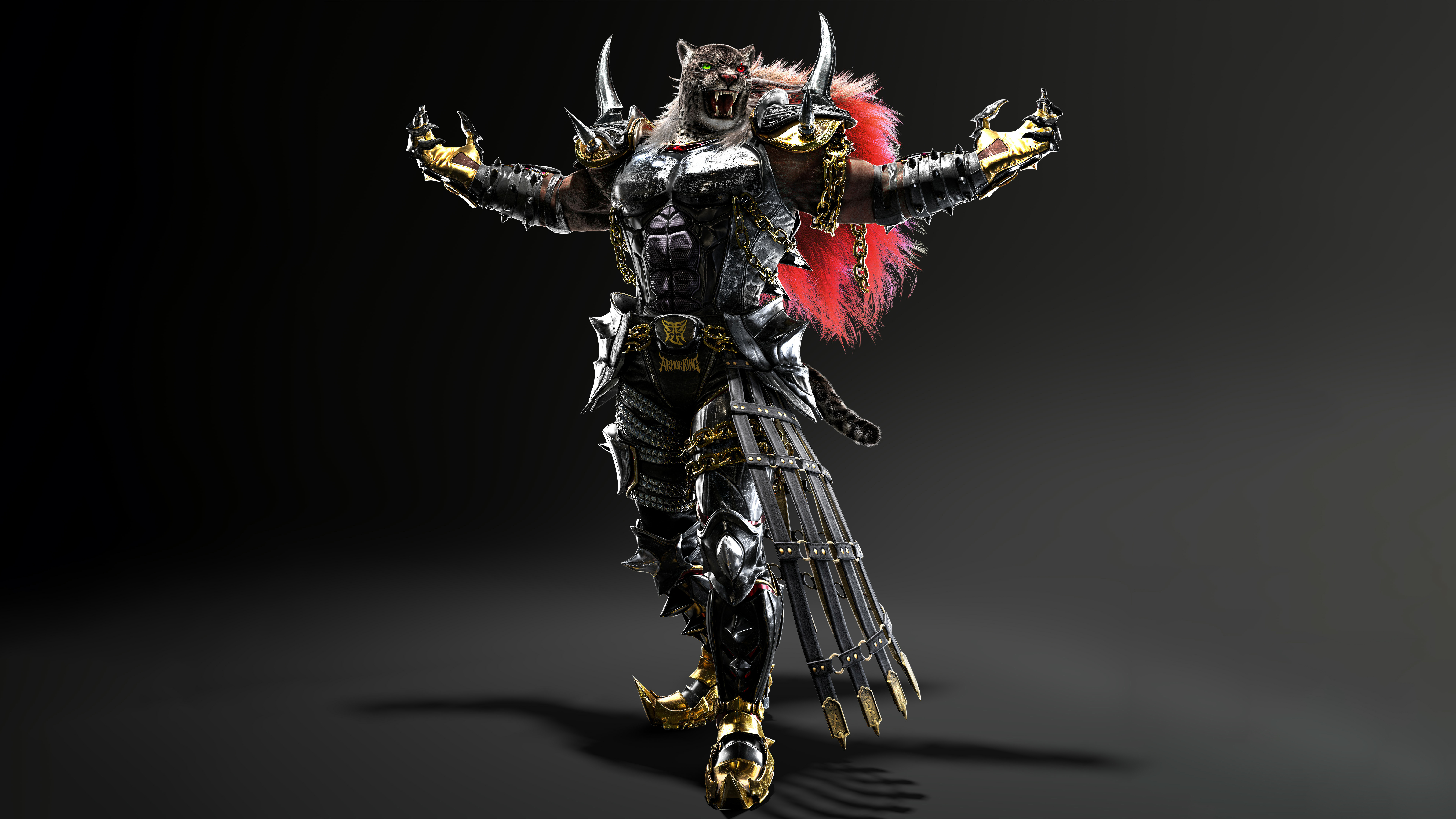 Tekken 8, Armor King, 5K, 8K, Dunkler Hintergrund