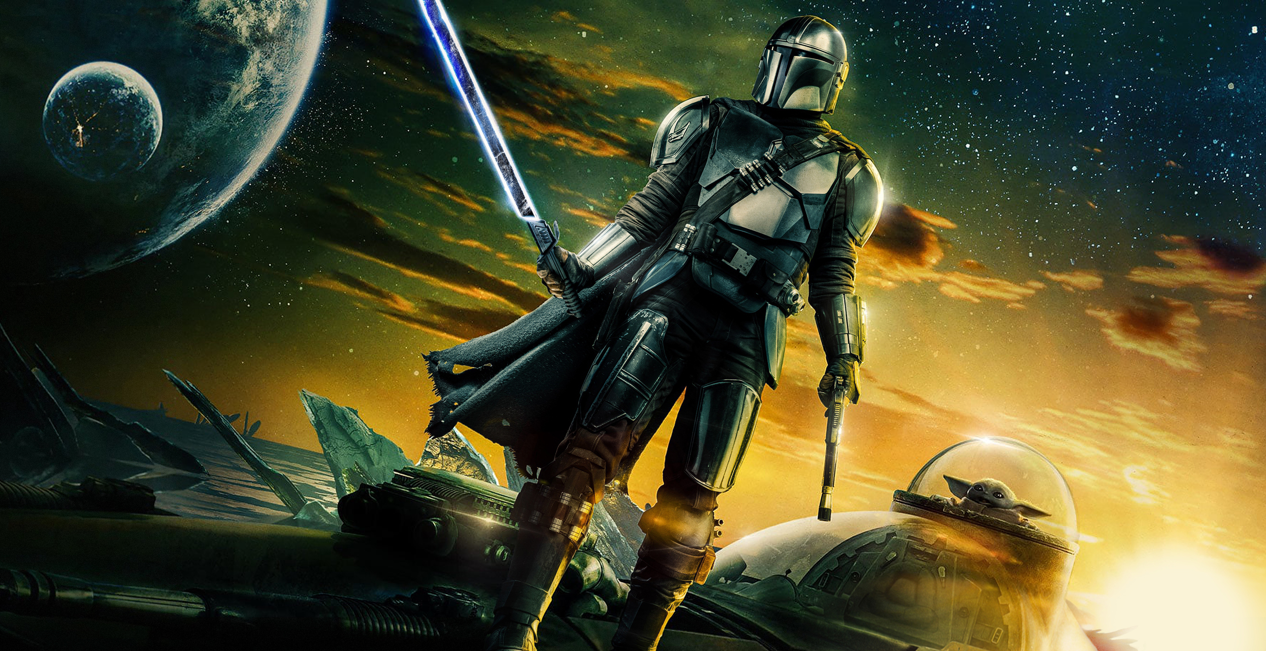 The Mandalorian, Staffel 3, Din Djarin, Darksaber, Grogu, Baby Yoda, Serie 2023