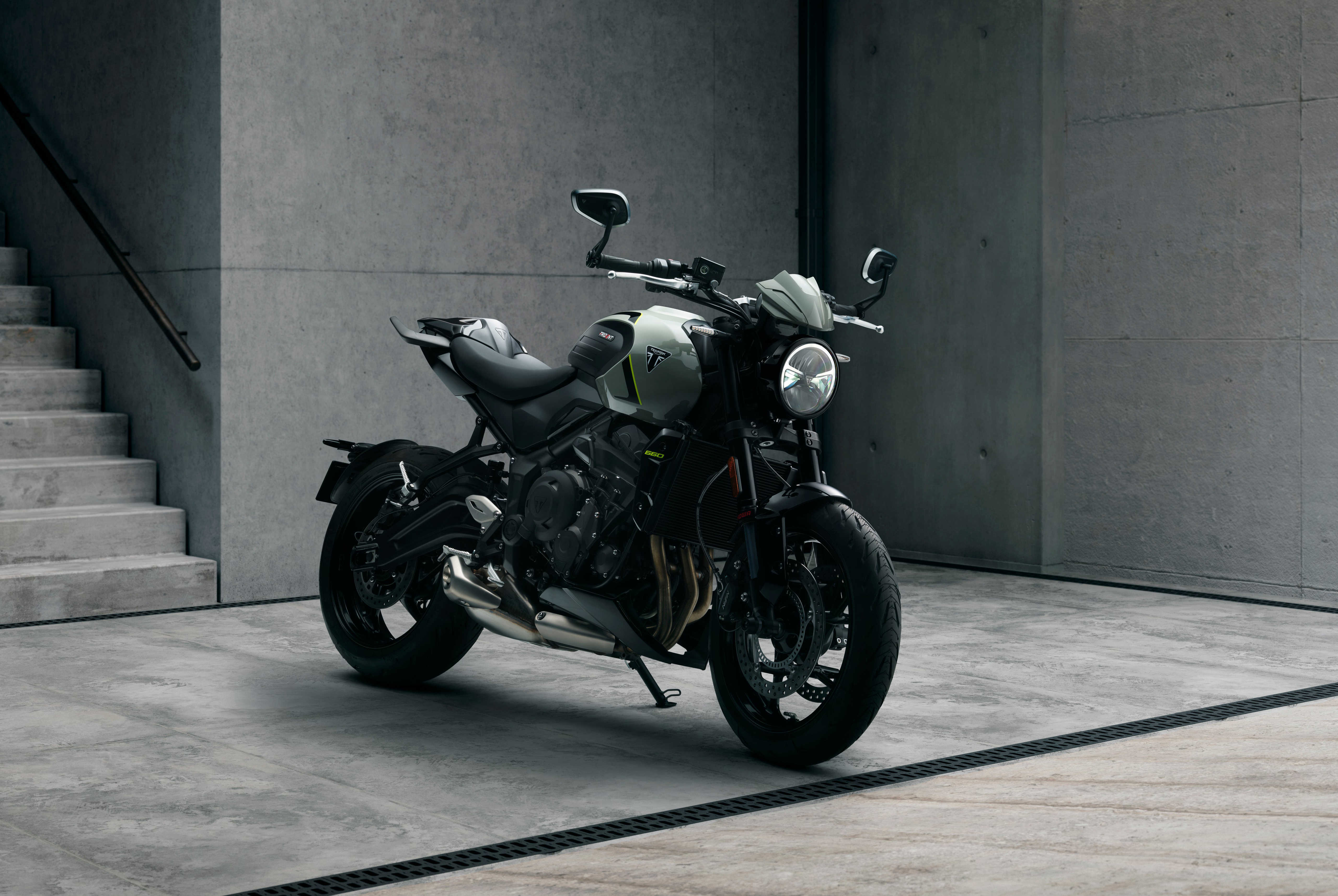 Triumph Trident 660, Muskulös, Straßenmotorräder, Schwarze Motorräder, 5K