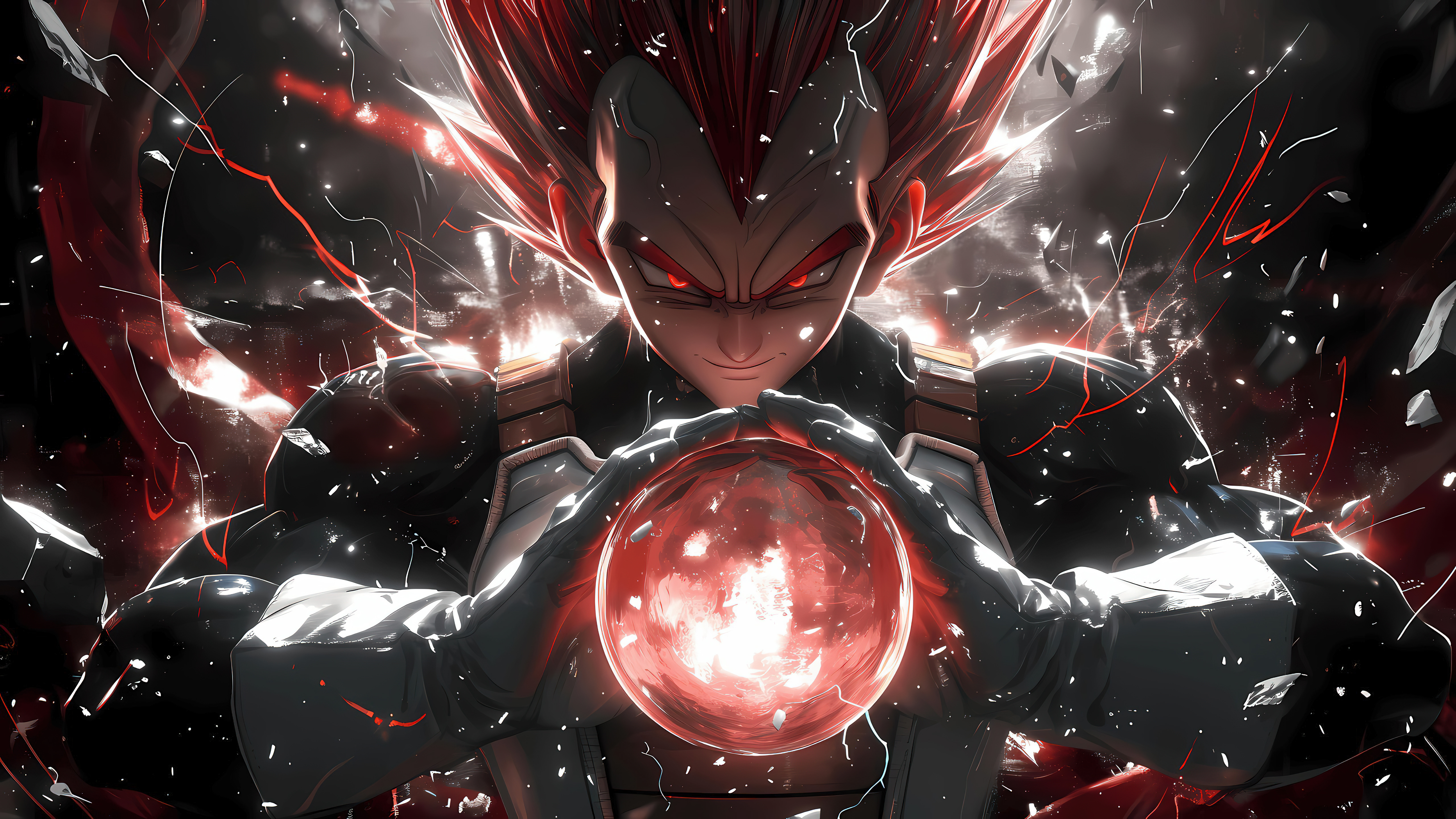 Vegeta, Super Saiyan, KI-Kunst, Dragon Ball, 5K