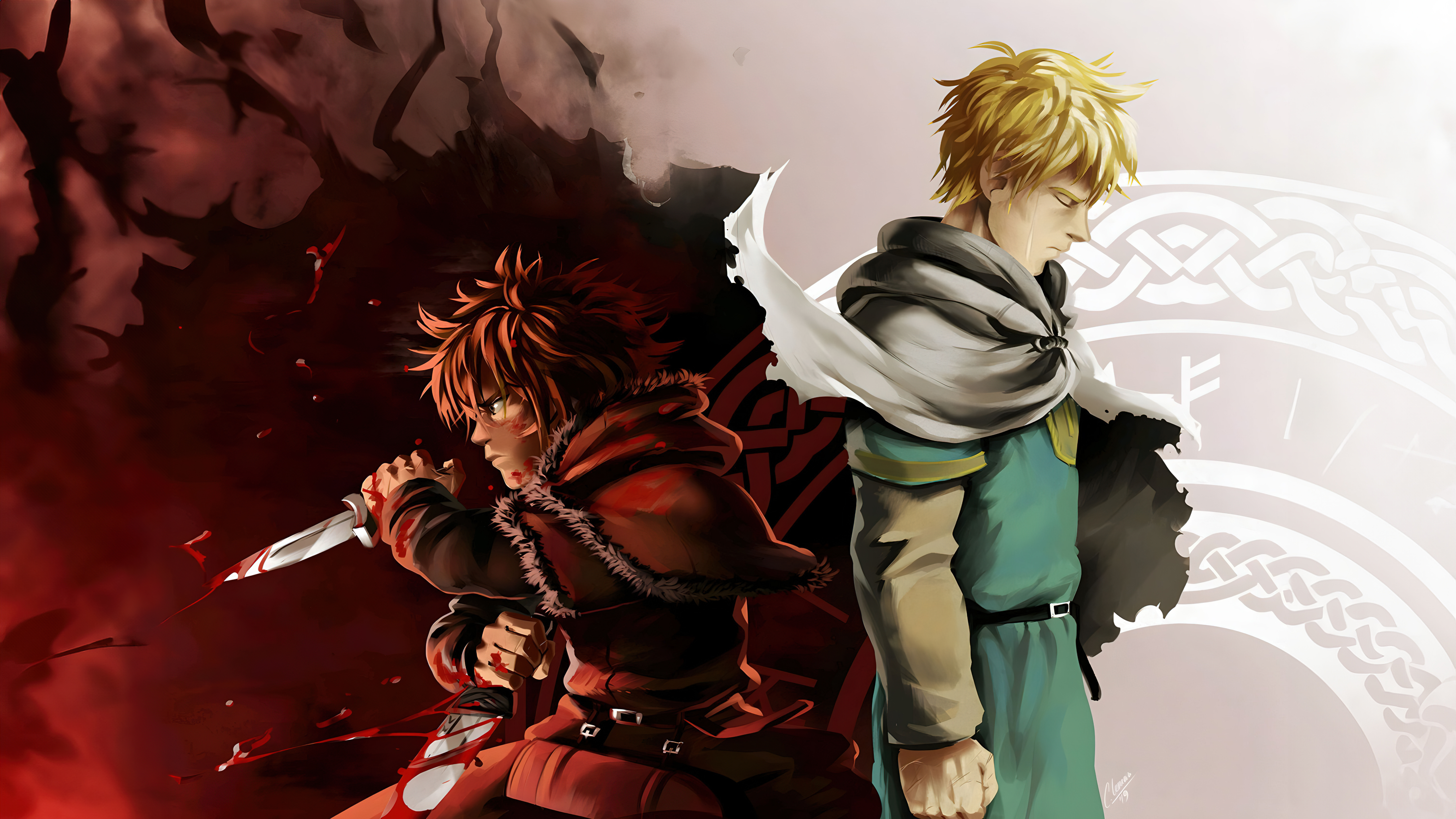 Vinland Saga, Artwork, Anime-Serie, Thorfinn, 5K