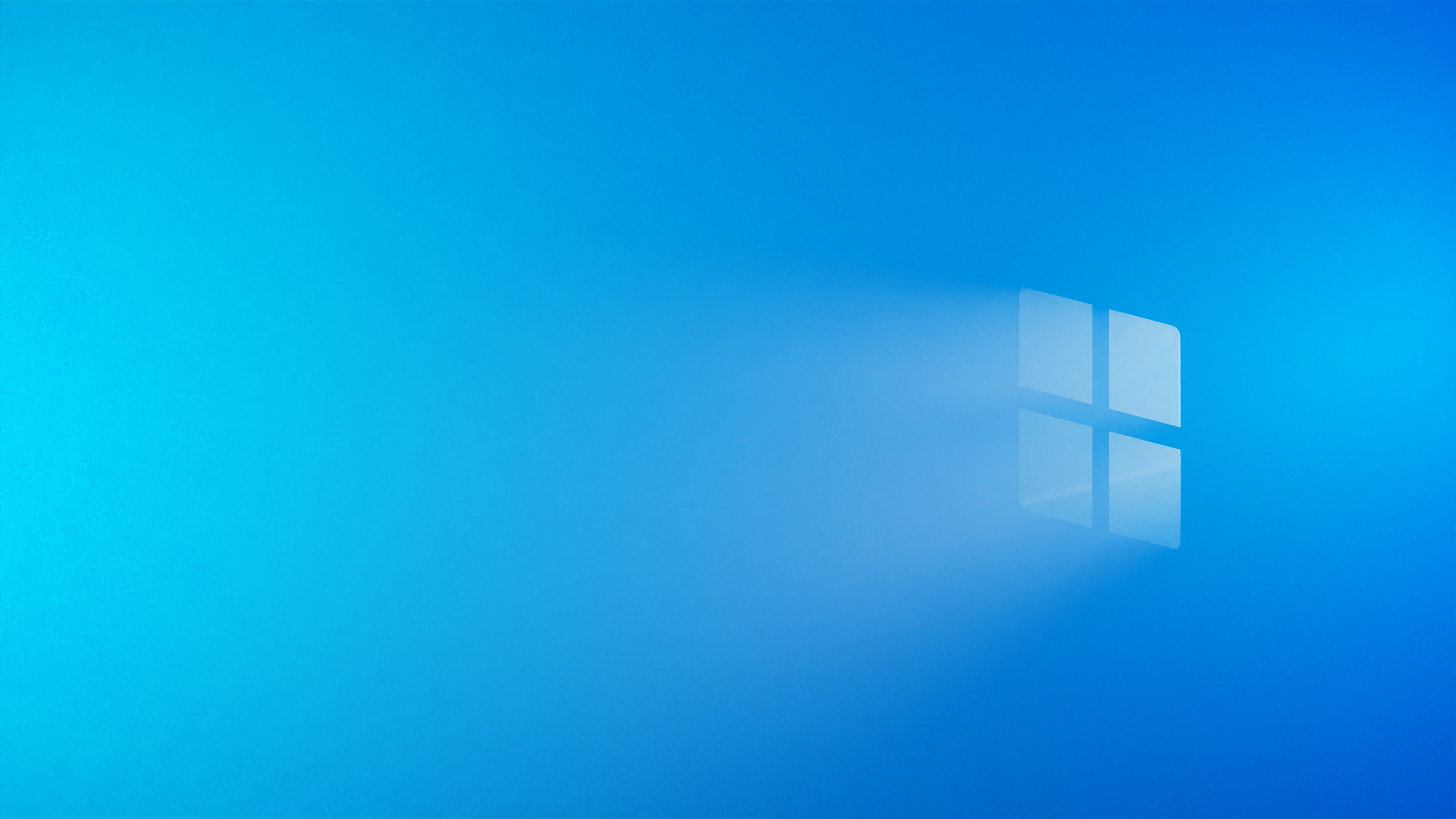 Windows-Logo, Windows 11, Blauer Hintergrund, Minimalistisch