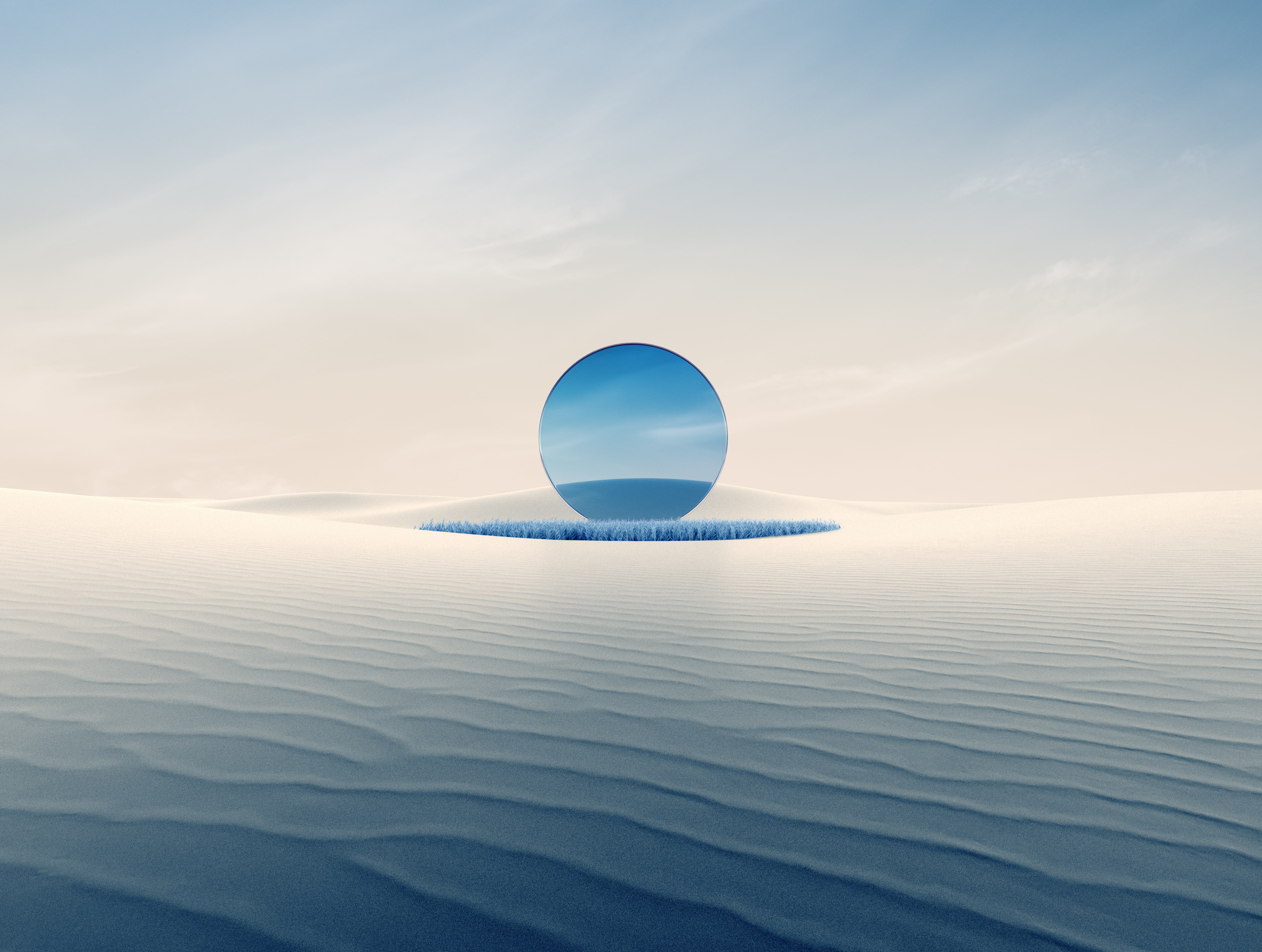 Wüste, Isoliert, Traumhaft, Surreal, Sonnenbrille, Landschaft, Digitale Kunst, 5K