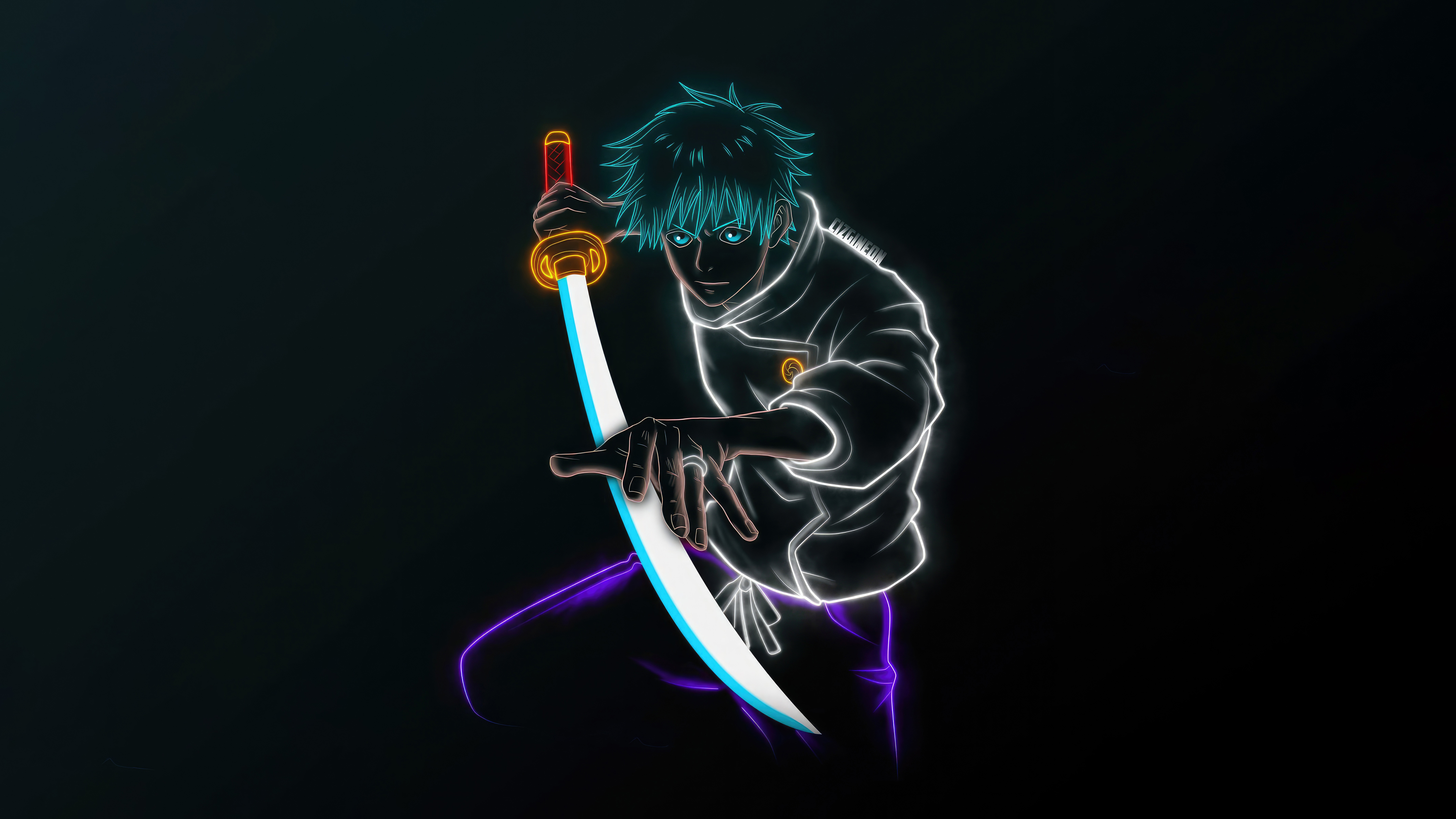 Yuta Okkotsu, 8K, dunkler Hintergrund, Jujutsu Kaisen, 5K