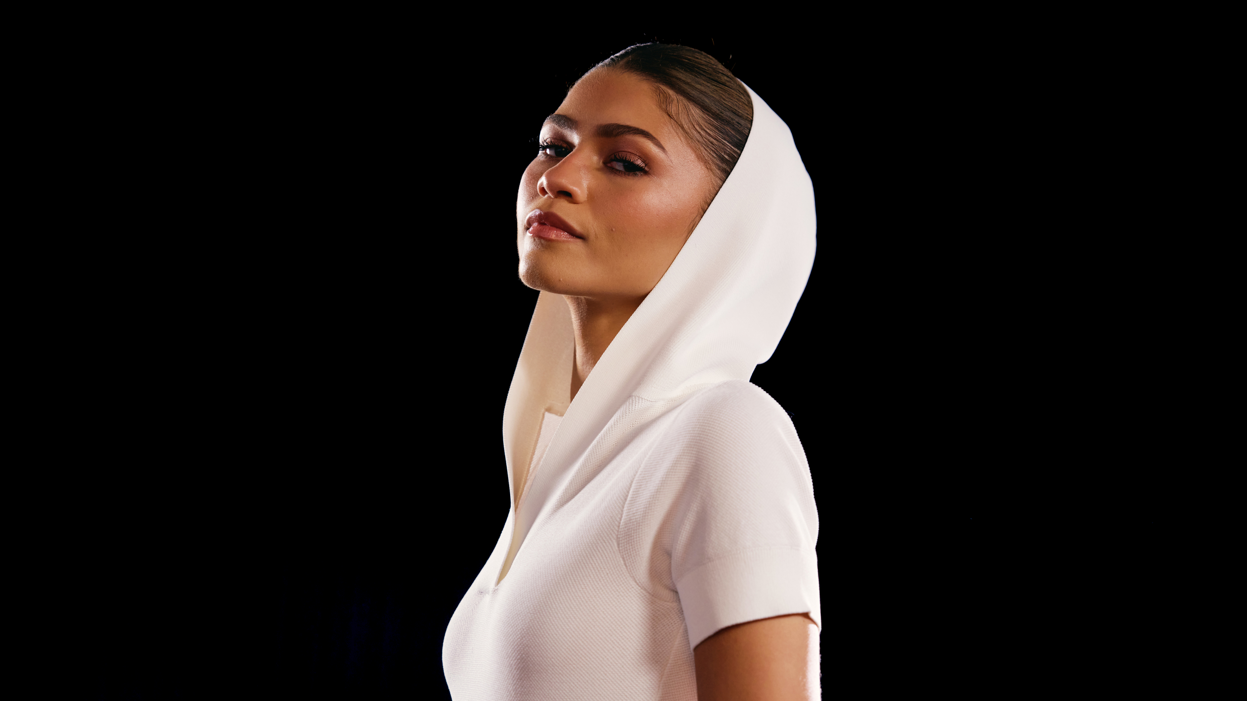 Zendaya, schwarzer Hintergrund, 5K, AMOLED