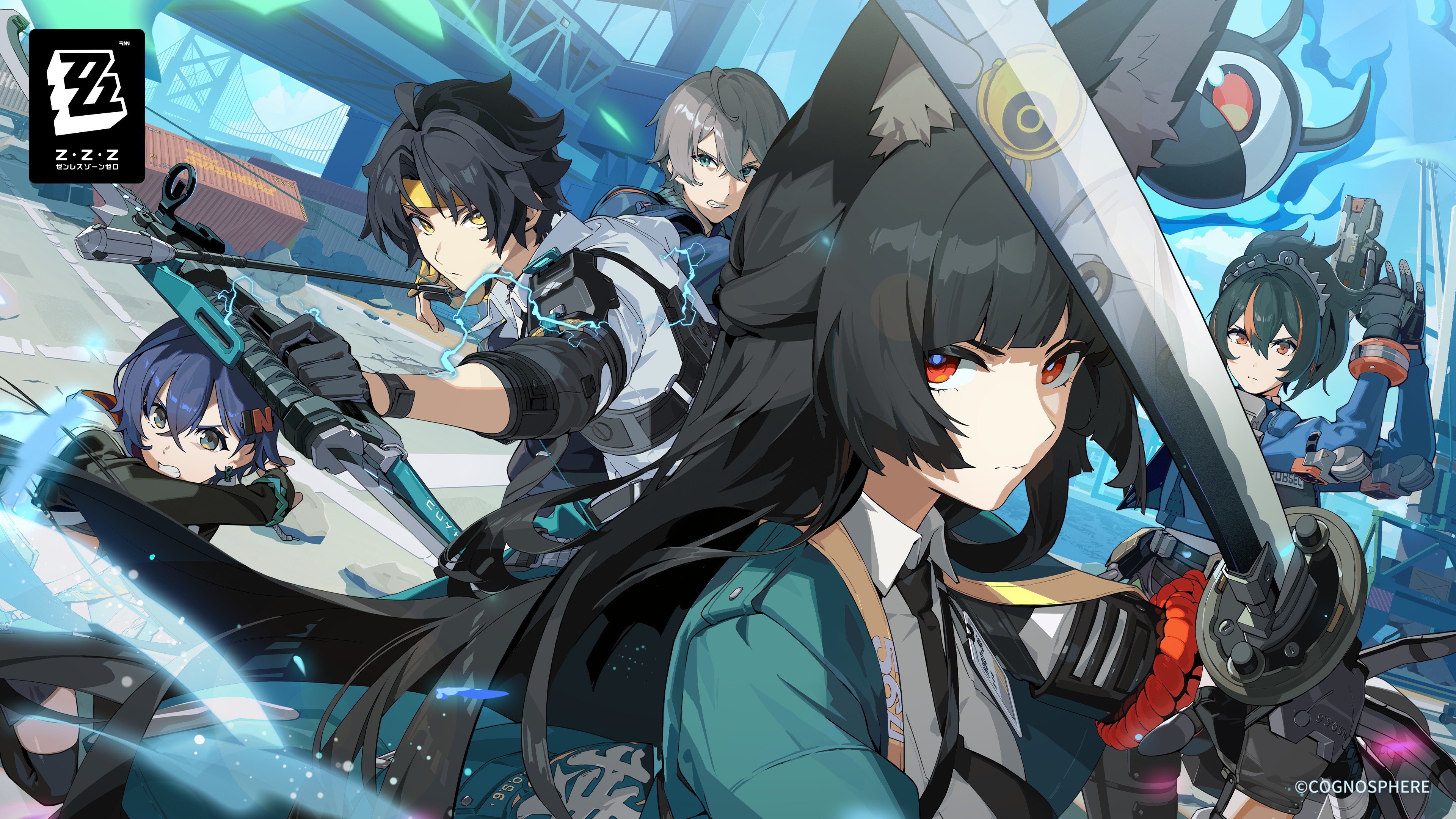Zenless Zone Zero, Charakterposter, Belle (Zenless Zone Zero), Hoshimi Miyabi, Wise (Zenless Zone Zero)