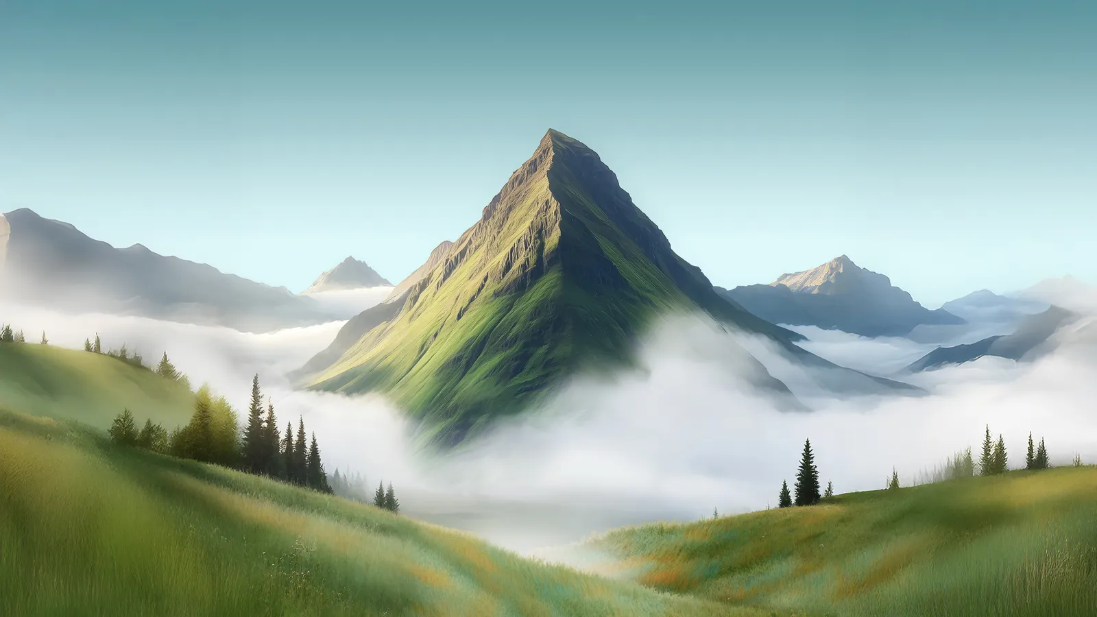 Grüne Landschaft