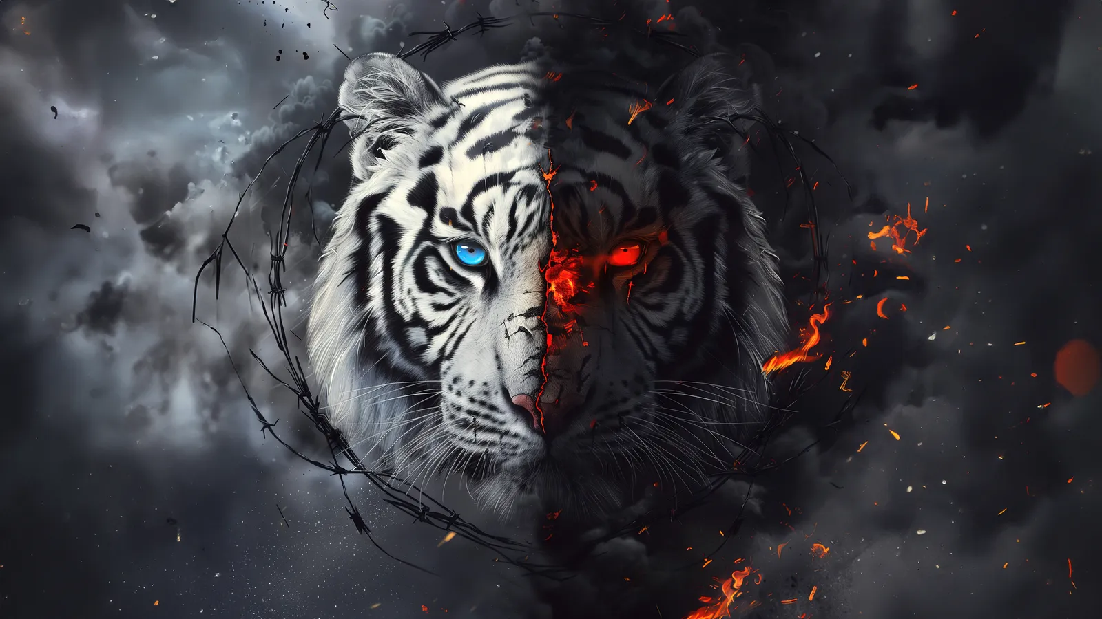 Weißer Tiger